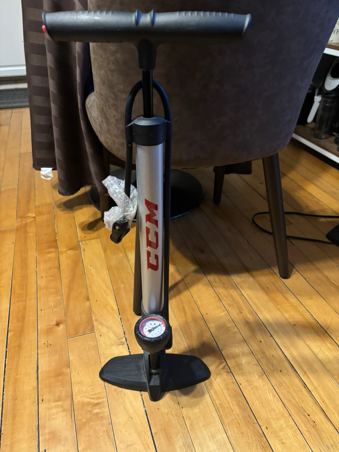 CCM Floor Bike Pump with Gauge