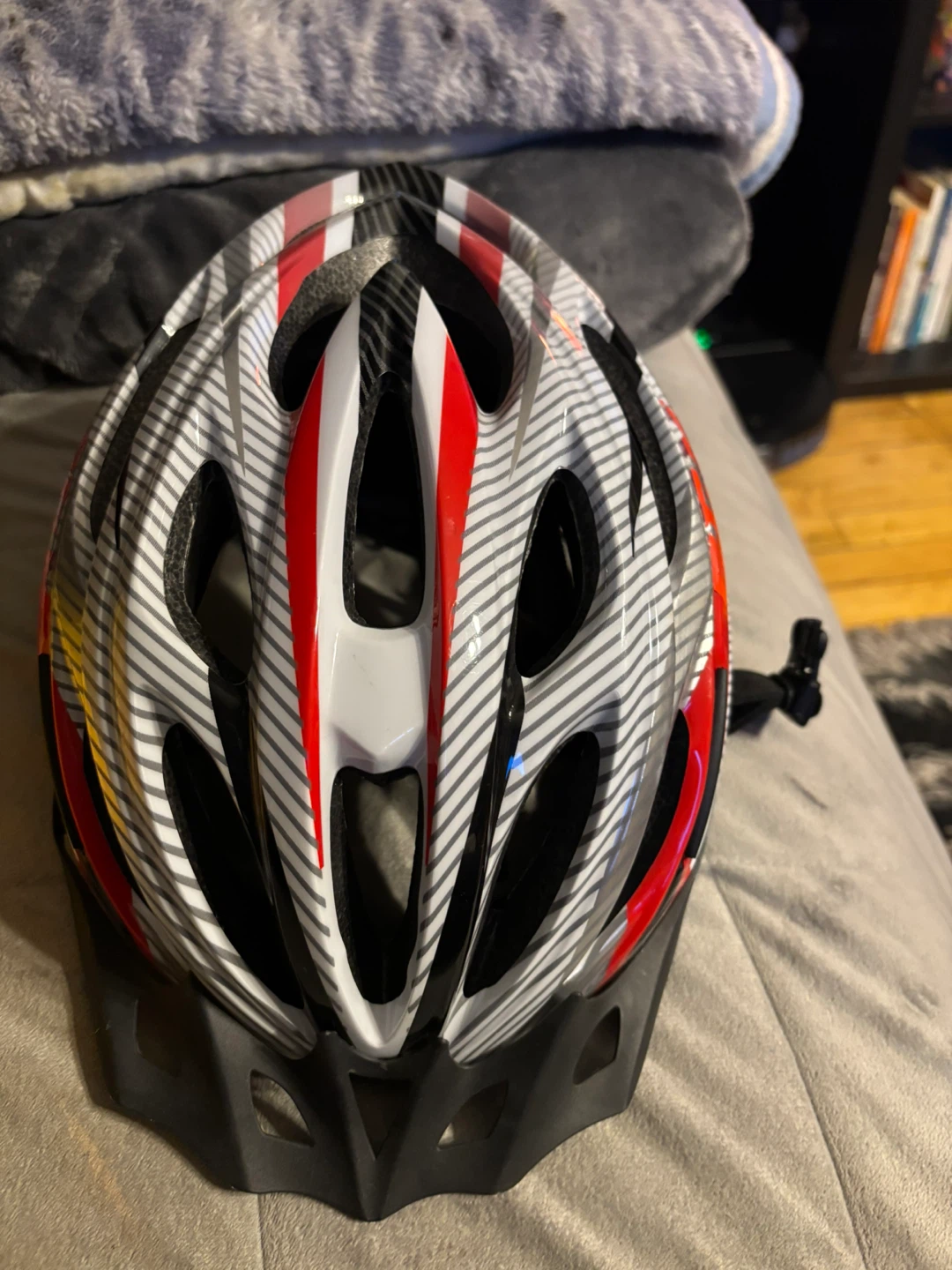 Bell Bike Helmet - Red/White/Grey - photo 3