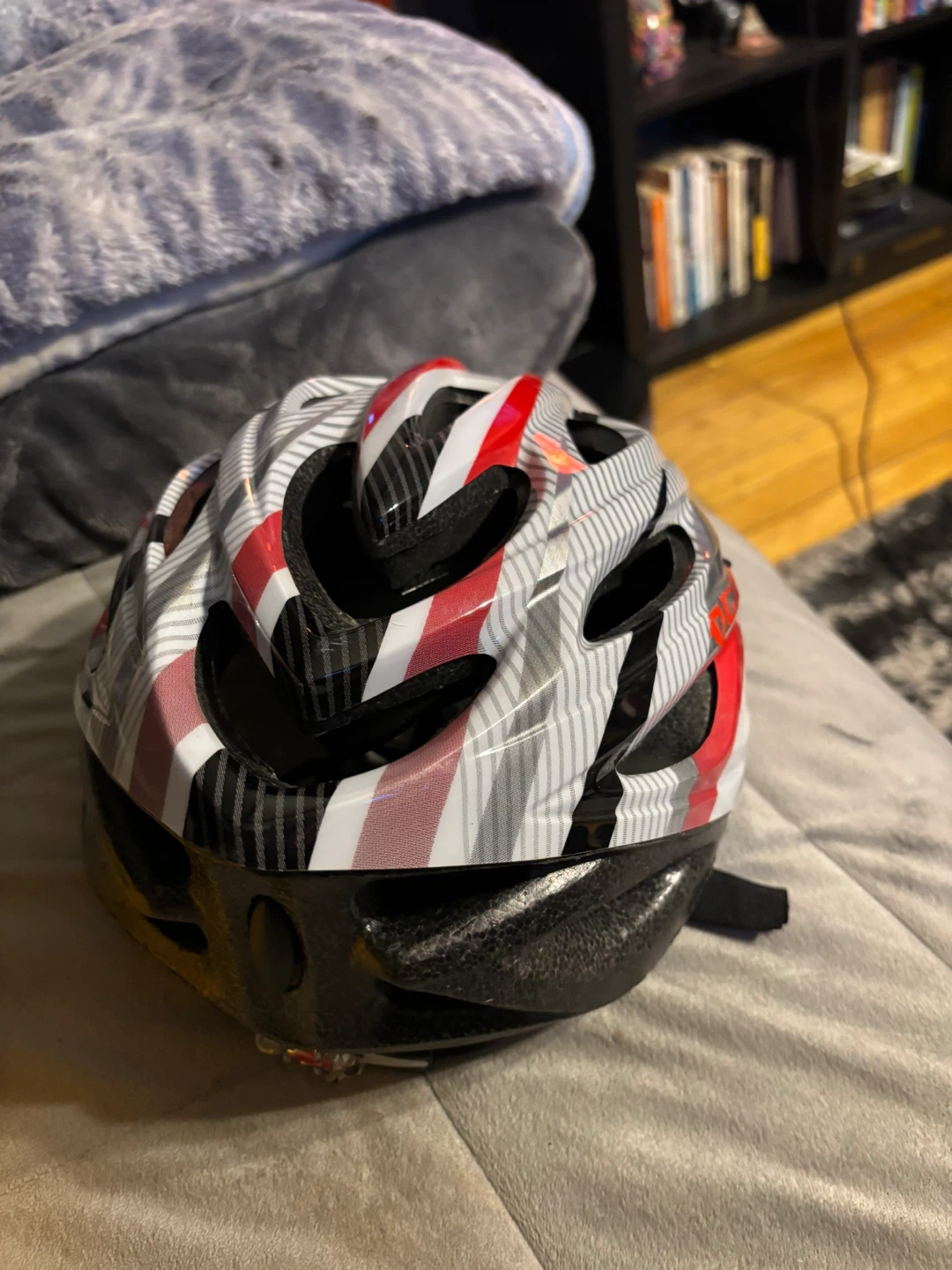 Bell Bike Helmet - Red/White/Grey - photo 4