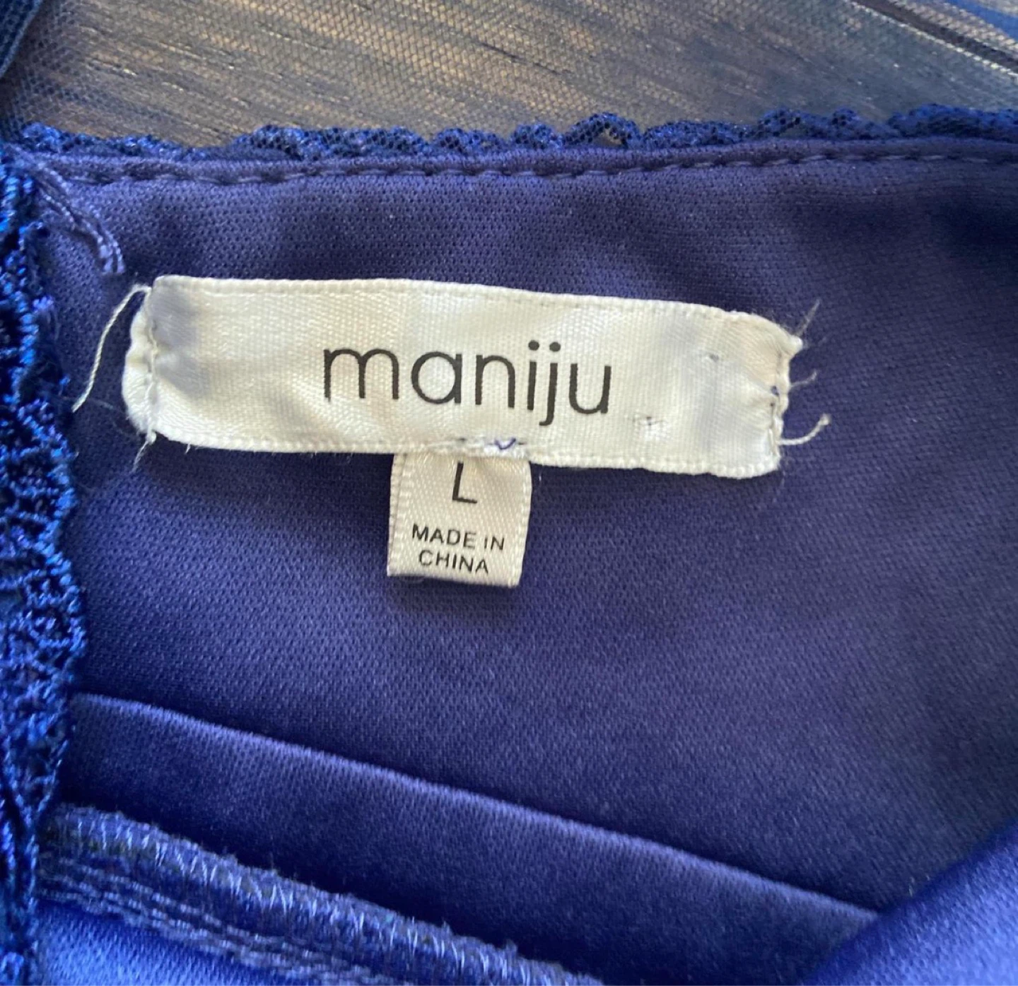 Maniju Lace Bodice Maxi Dress Size L - photo 5