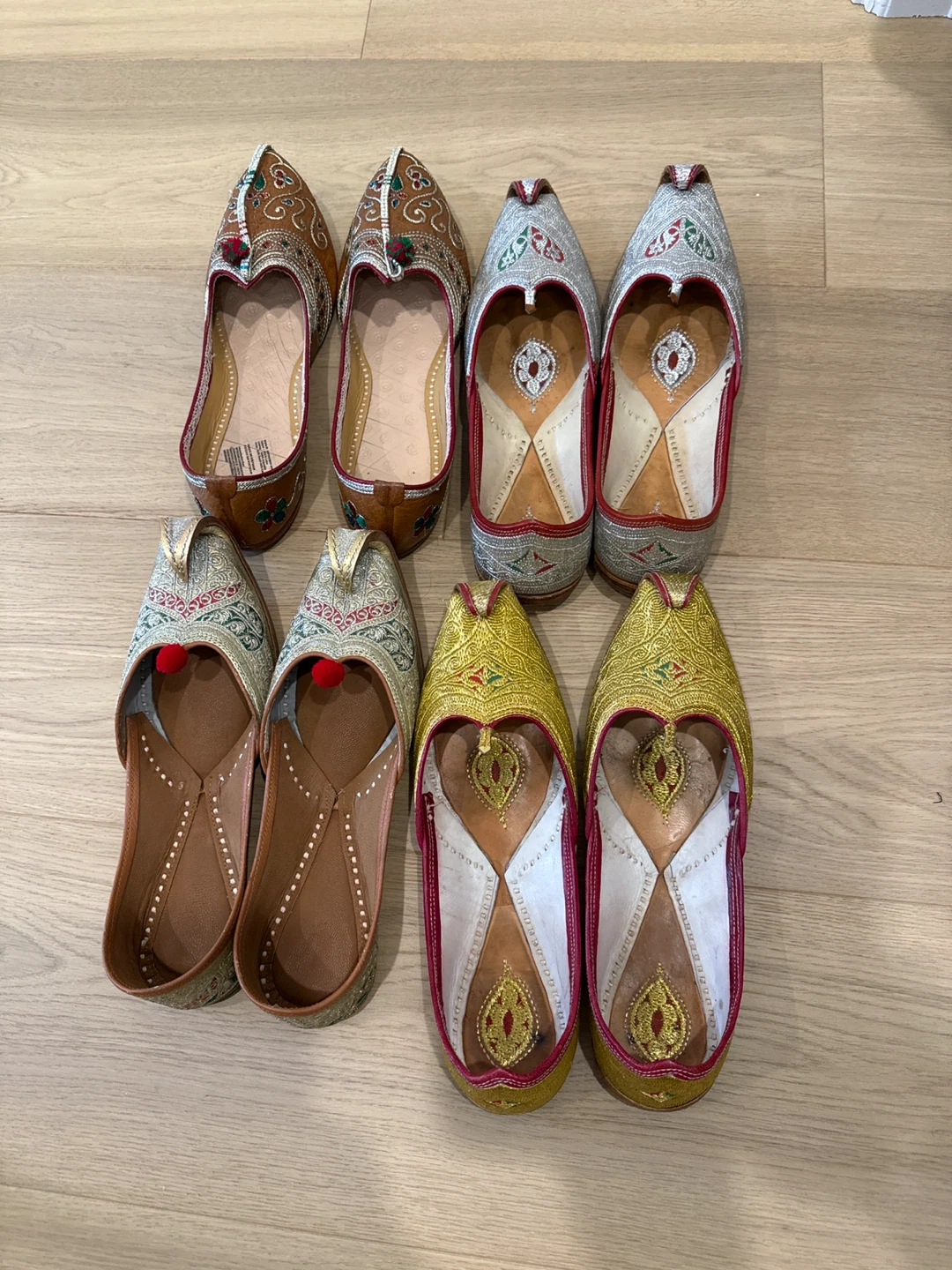 Embroidered Jutti Flats