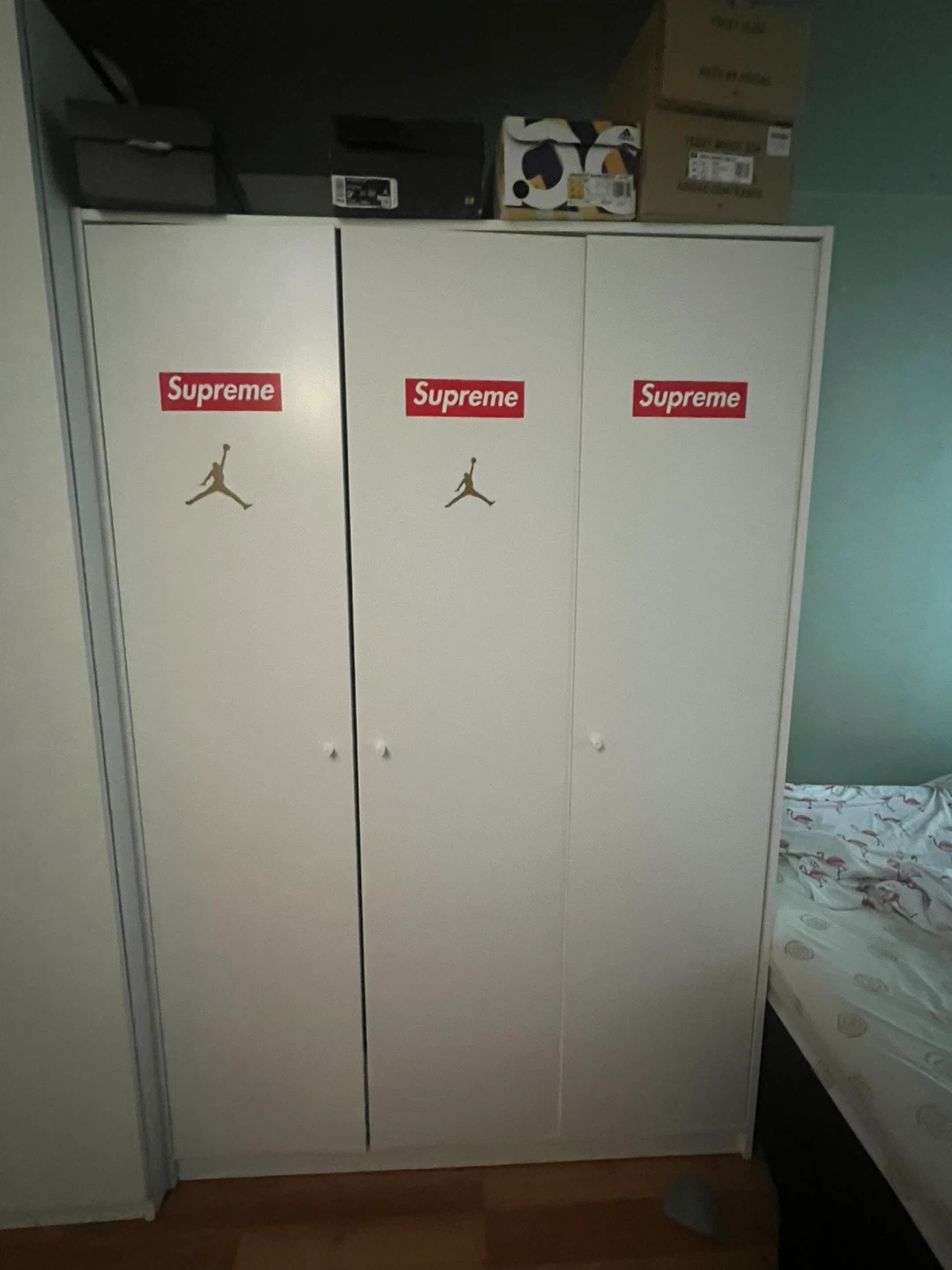 White 3-Door Wardrobe ikea