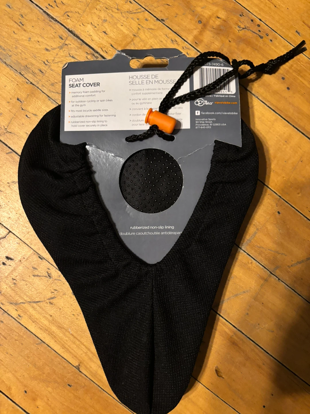 Via Velo Memory Foam Bicycle Seat Cover - photo 2