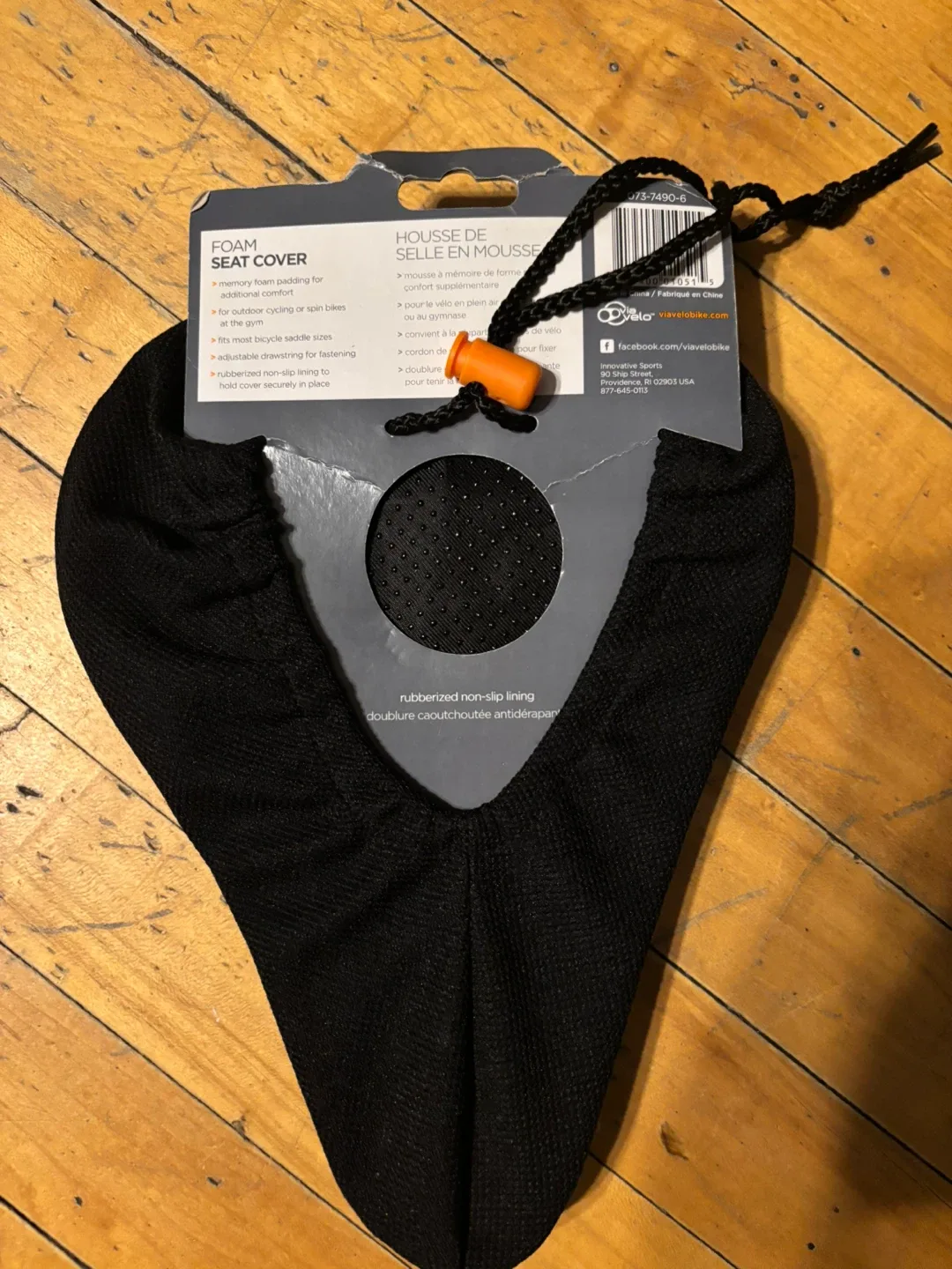 Via Velo Memory Foam Bicycle Seat Cover - photo 2