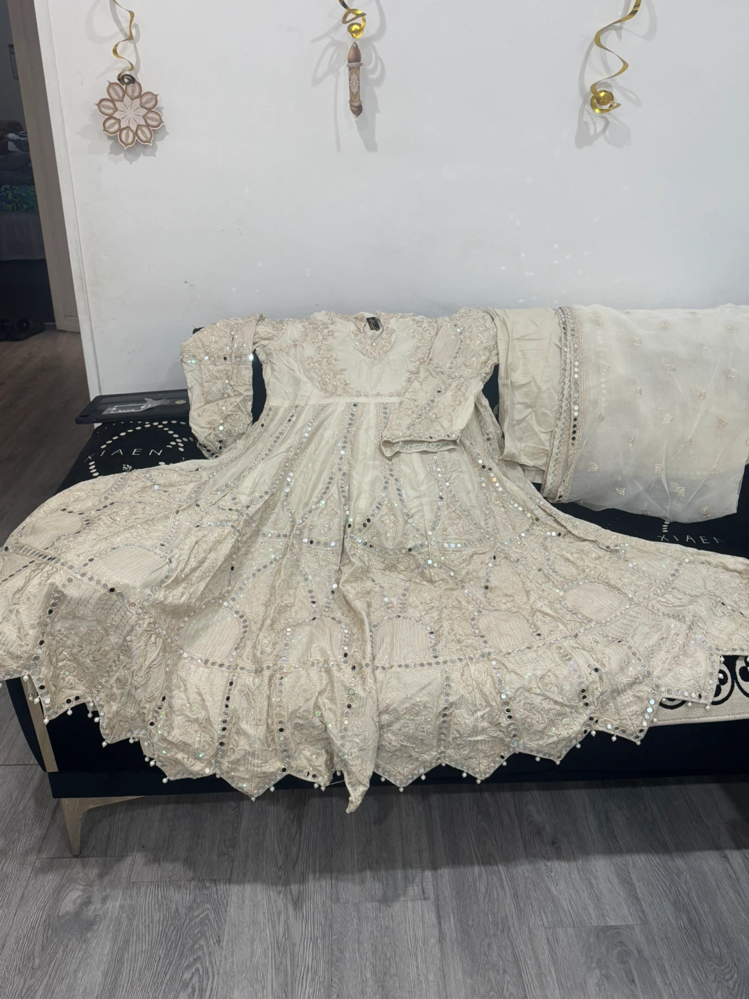 Karma Collection Beige Embroidered