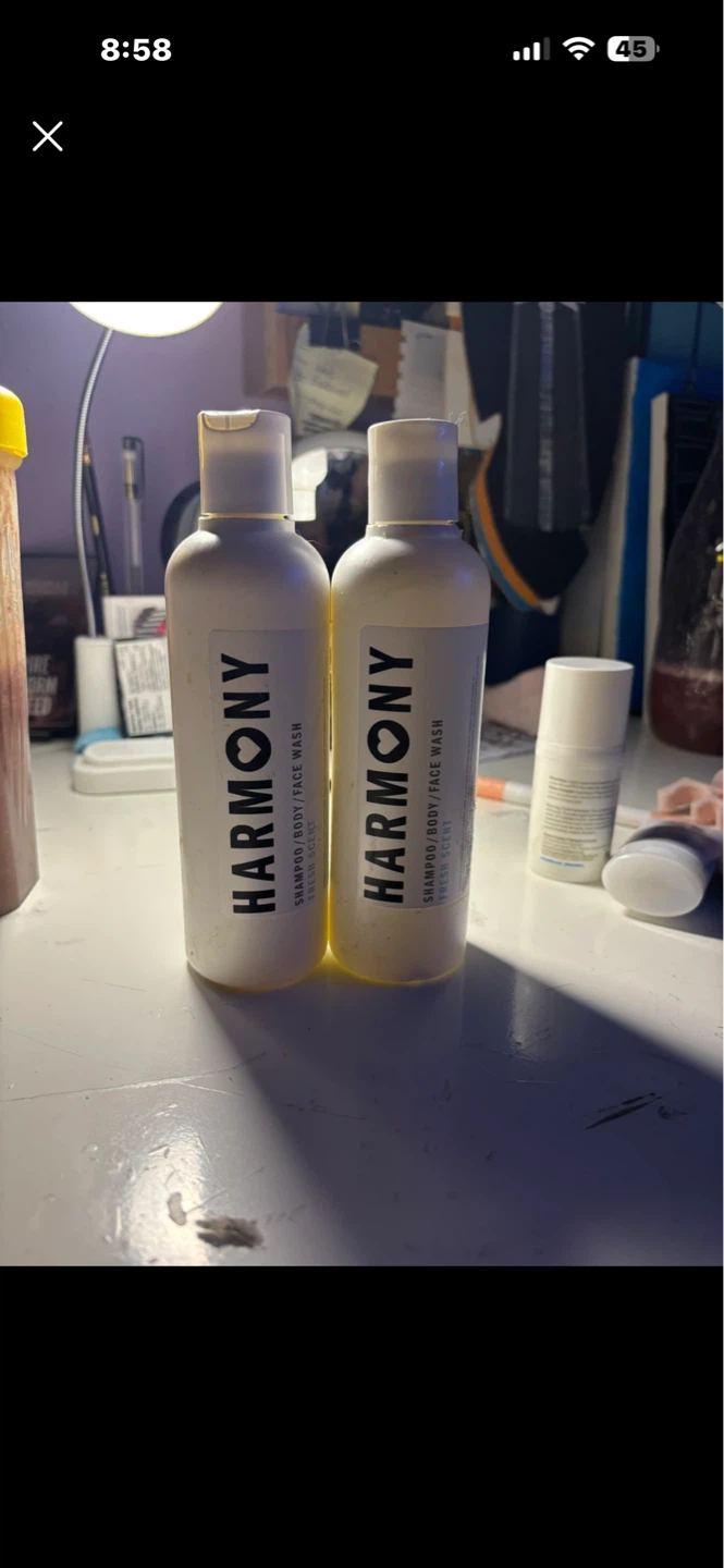 Harmony Shampoo/Body/Face Wash - Fresh Scent (2 bottles)
