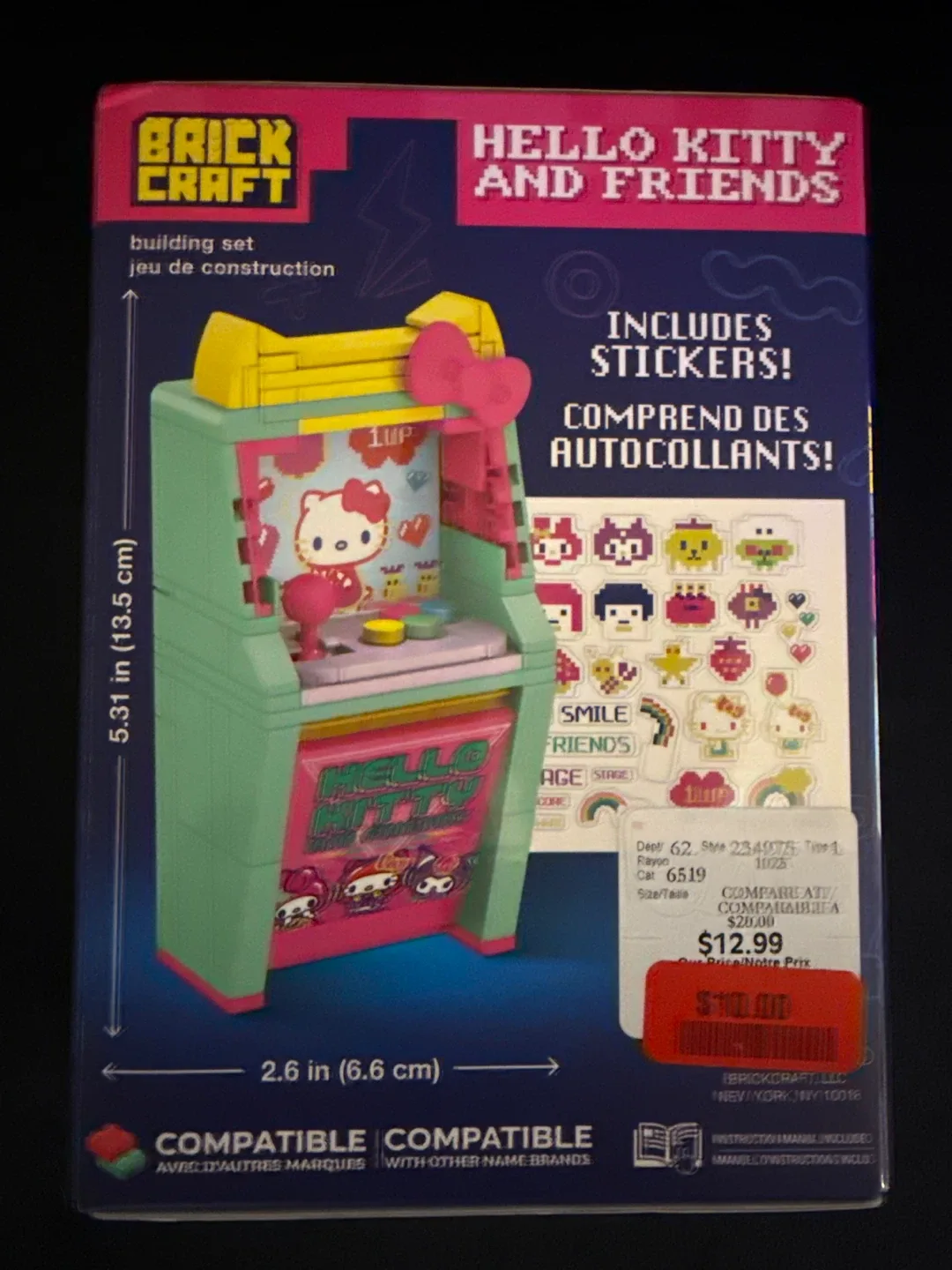 HELLO KITTY ARCADE BUILDING BLOCKS - photo 2