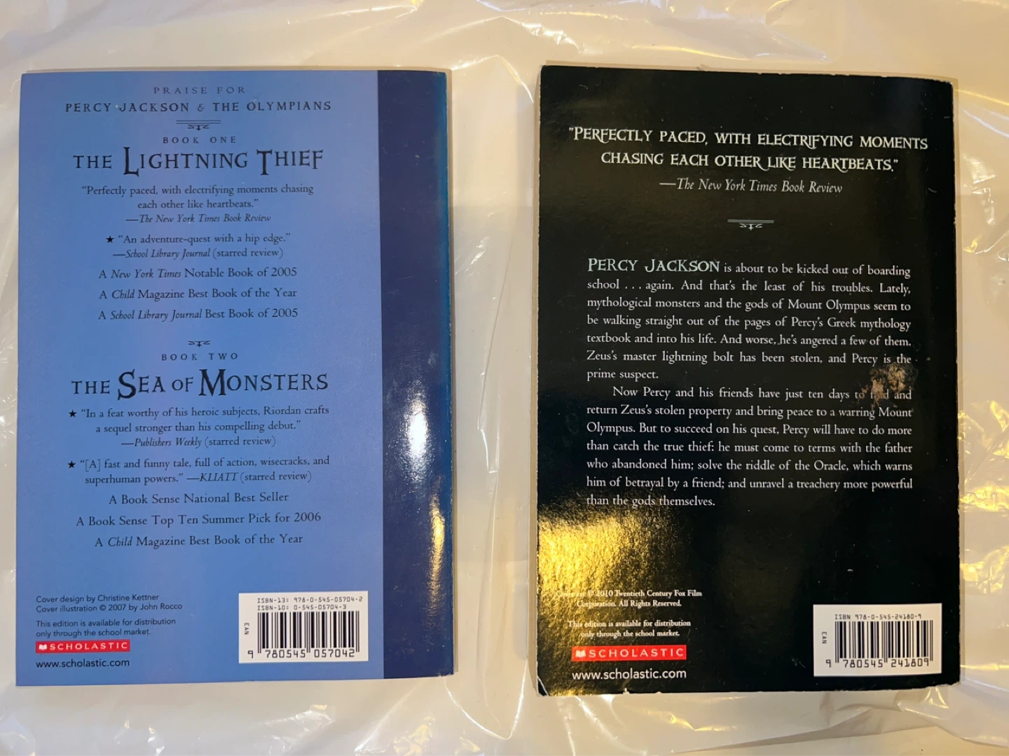 Percy Jackson & The Olympians Books 1, 3, 4, 5 by Rick Riordan - photo 3