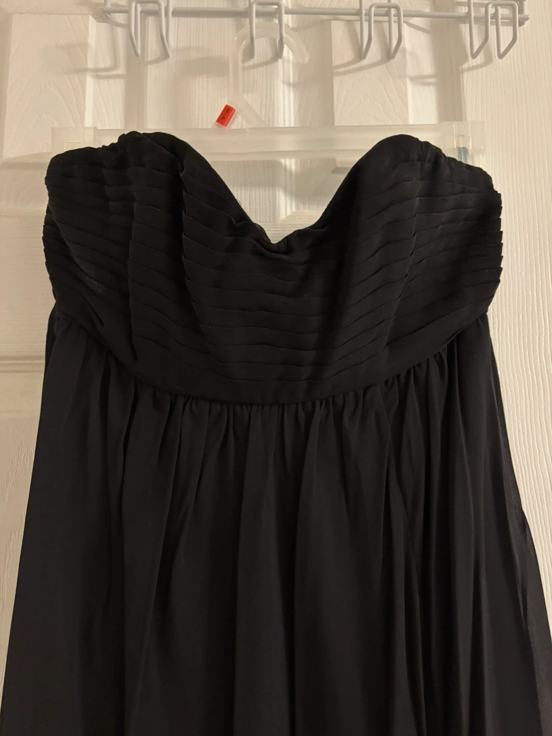 Guess by Marciano Black Strapless Feather Trim Gown - photo 2