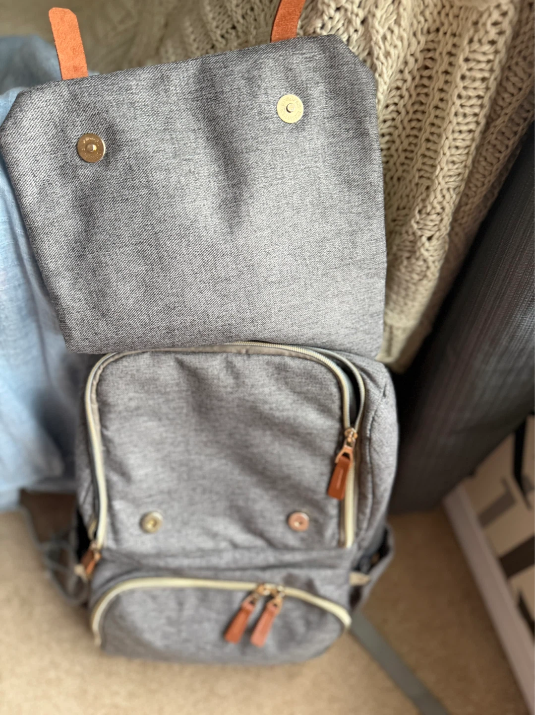 Grey  Bag Backpack - photo 3