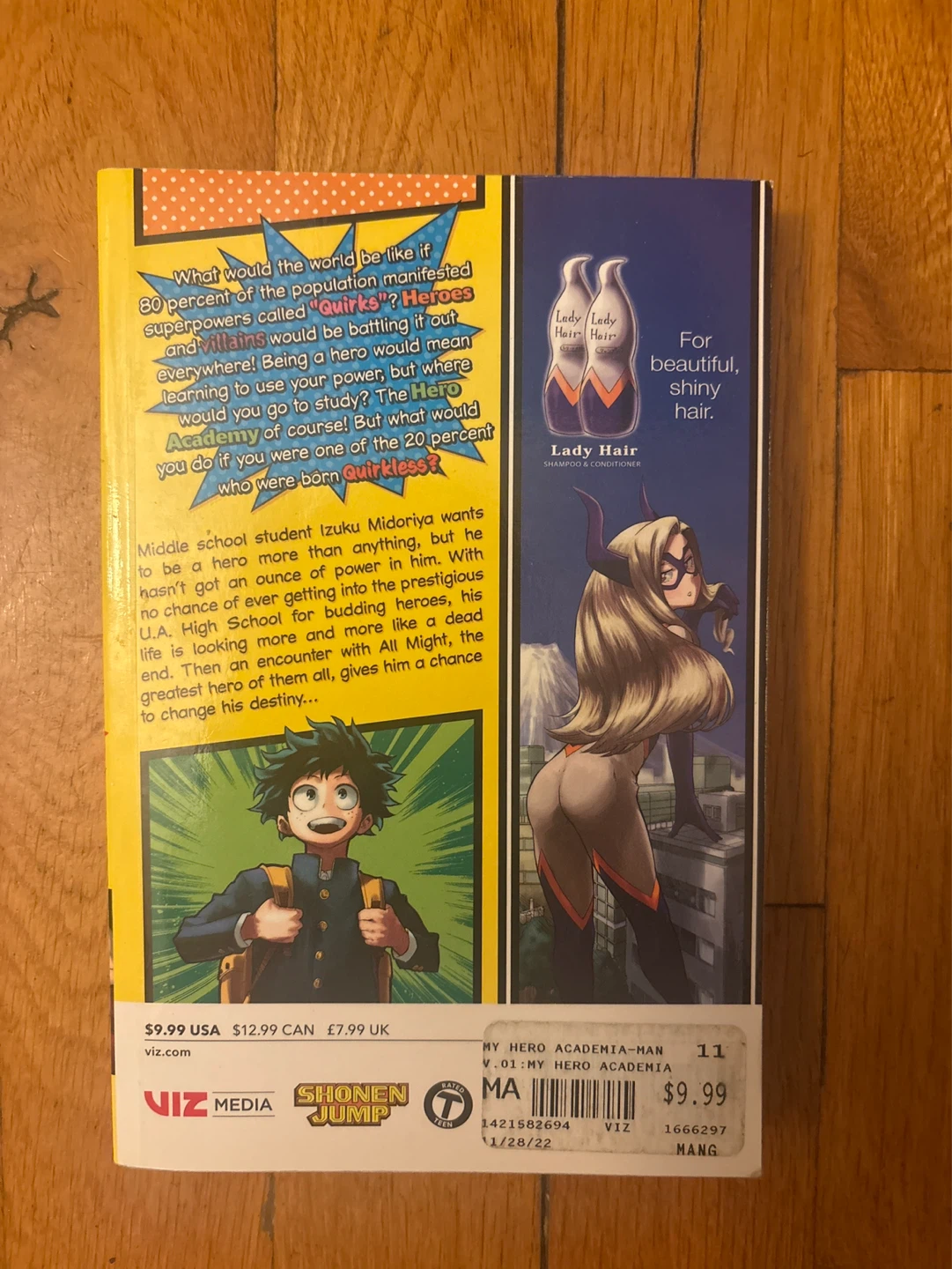 My Hero Academia Vol. 1 Manga - photo 2