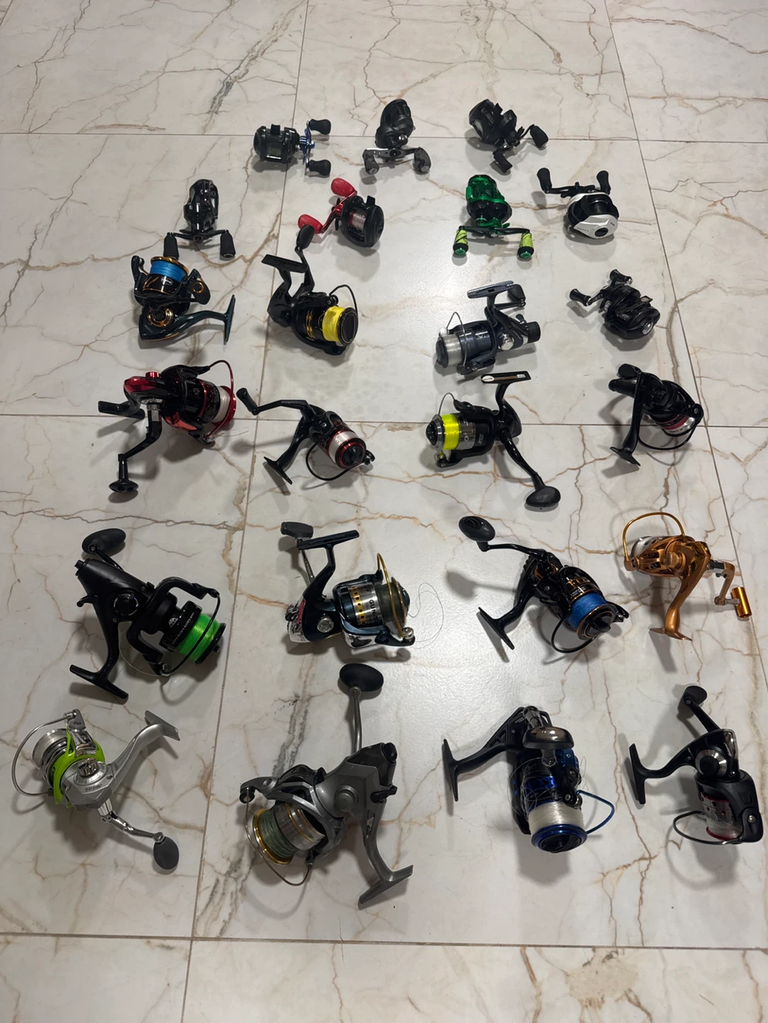 Lot of Fishing Reels