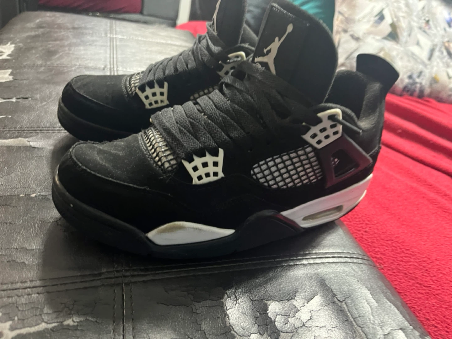Air Jordan 4 Retro white thunder - photo 3