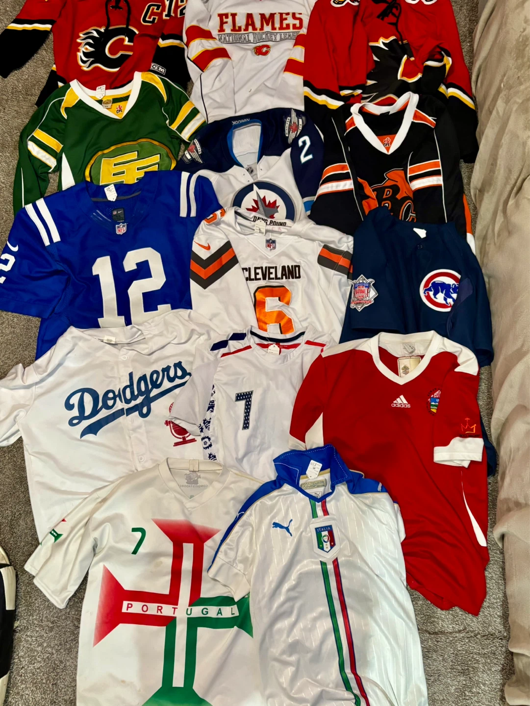$15 Jerseys, hockey, soccer, football, baseball