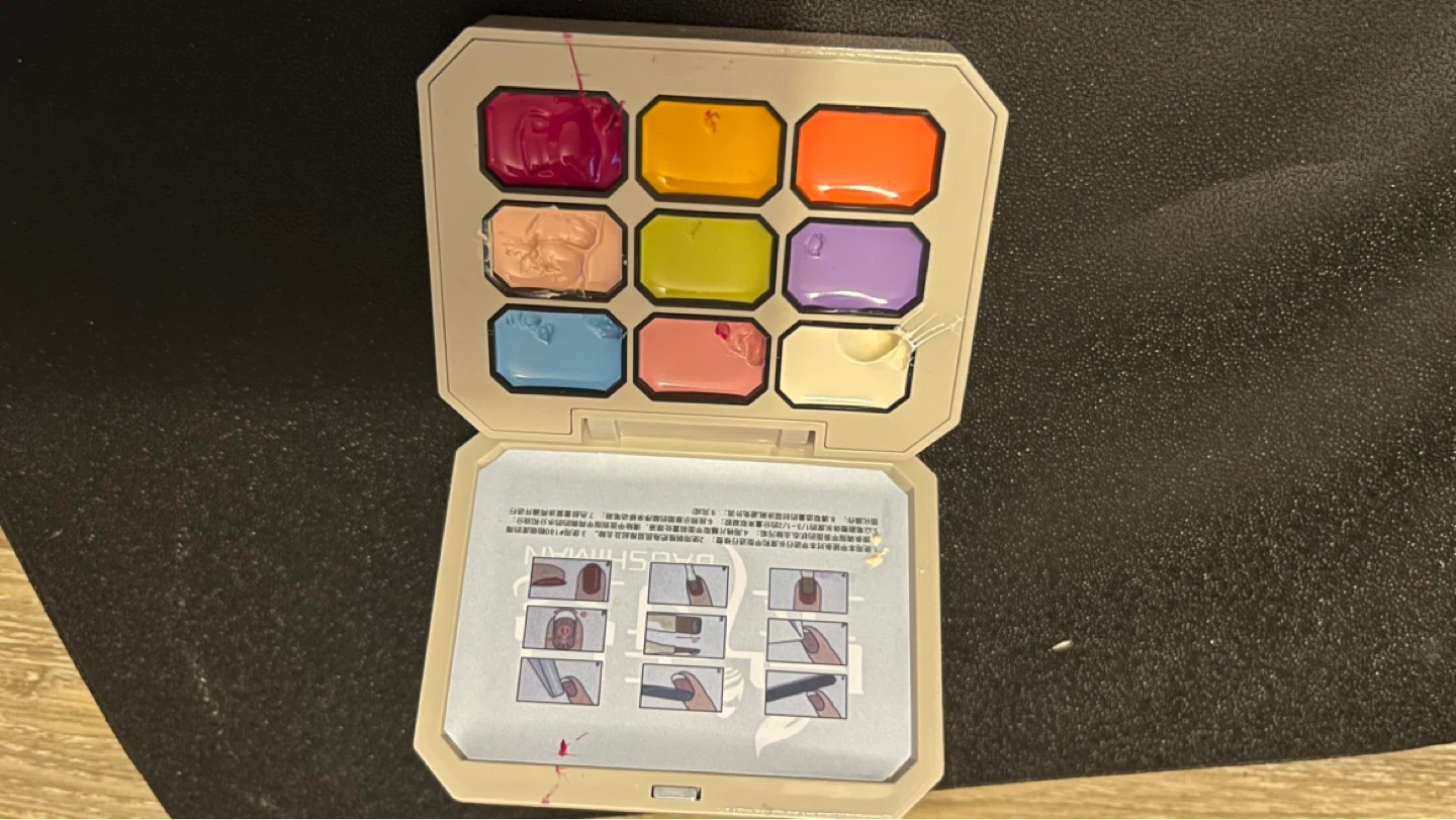 Solid Gel Nail Polish Palette
