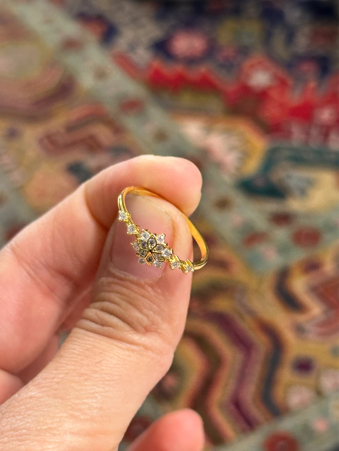 🆕 Gold-Colored Silver S925 Ring - photo 3