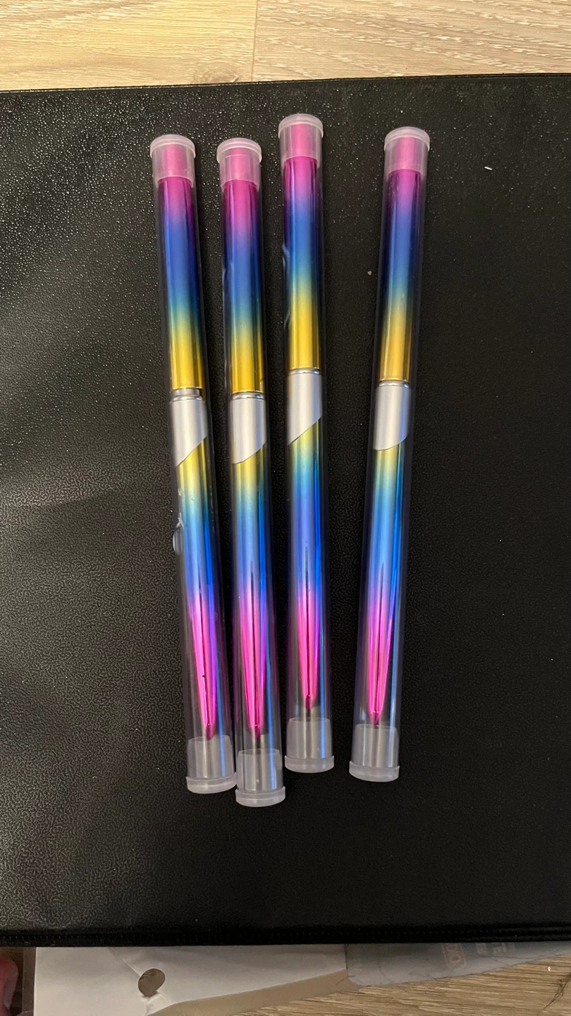 Nail Art Brushes Set - 4 Pieces