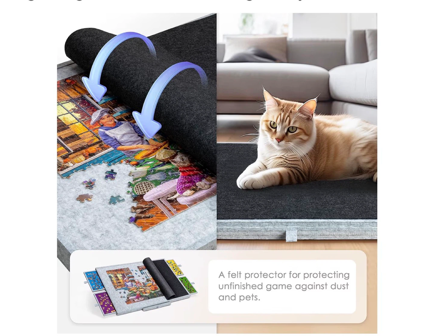 Felt Puzzle Mat with Adjustable Stand - photo 5