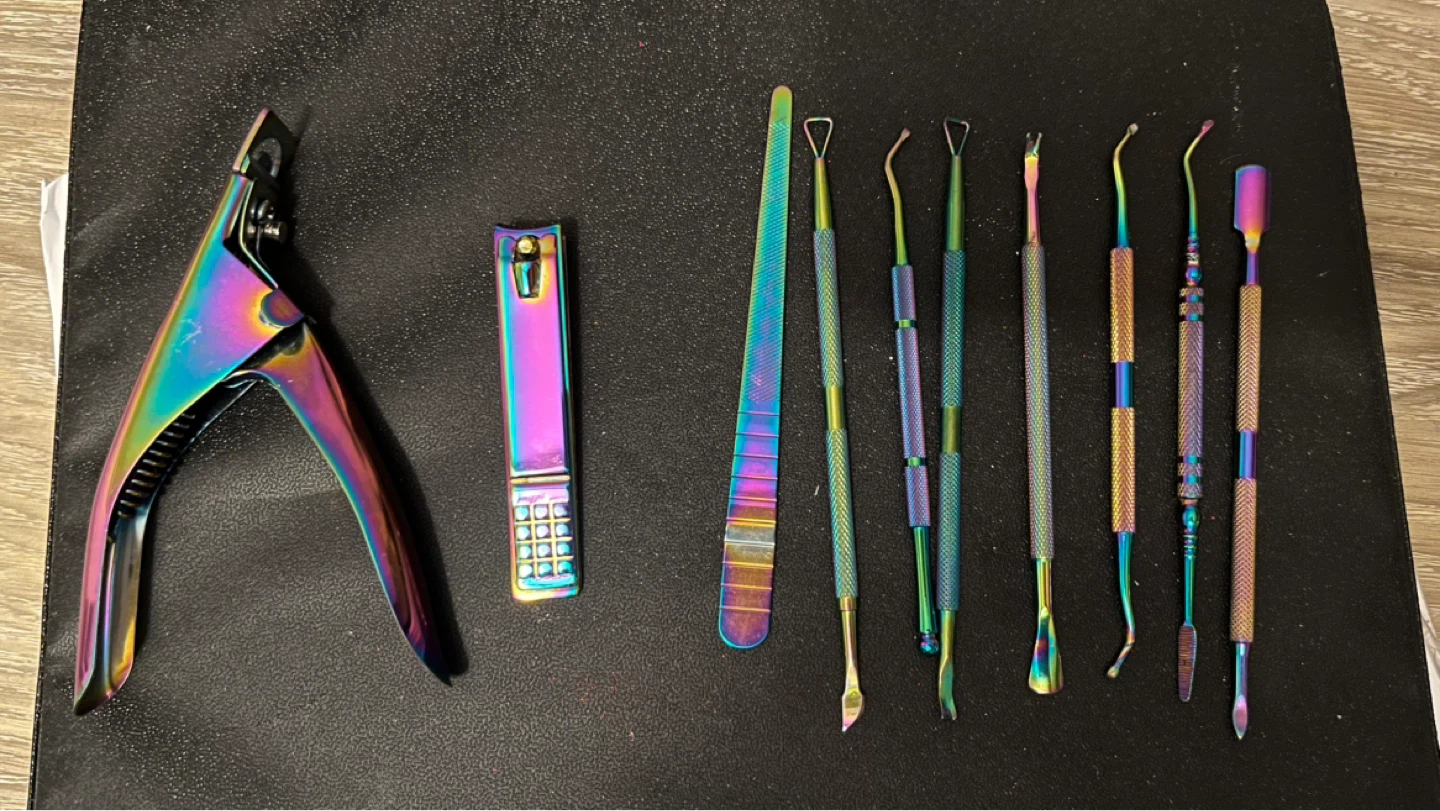 Rainbow Nail Tool Set