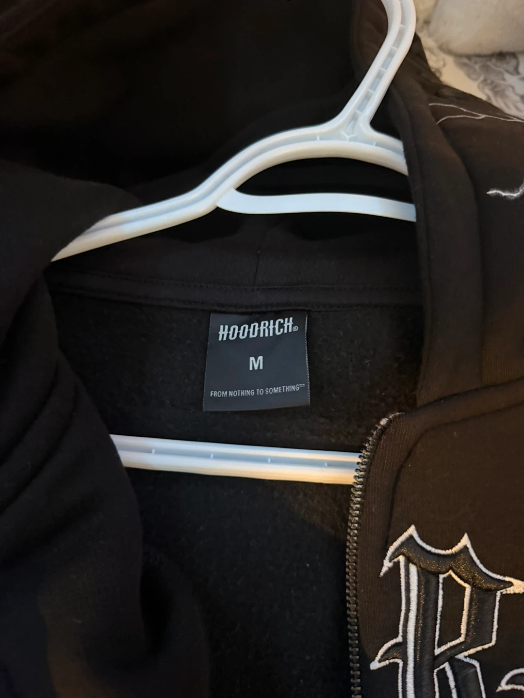 HOODRICH Black Zip-Up Hoodie Size Medium - photo 3