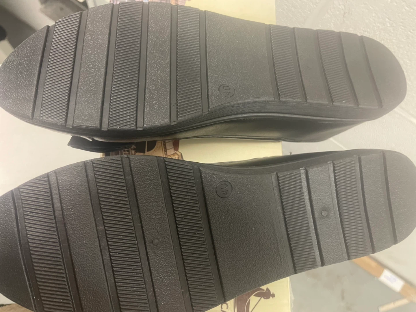 Brand New Black Ballet Flats with Bow - Size 40 - photo 3
