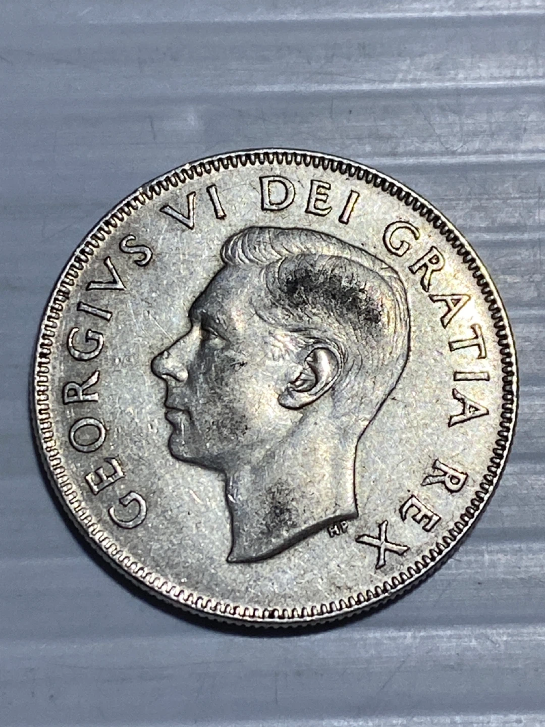 1950 silverCanada 50 Cent Coin - photo 2