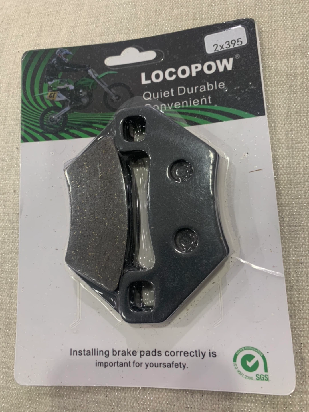 LOCOPOW Motorcycle Brake Pads 2x395 - photo 5