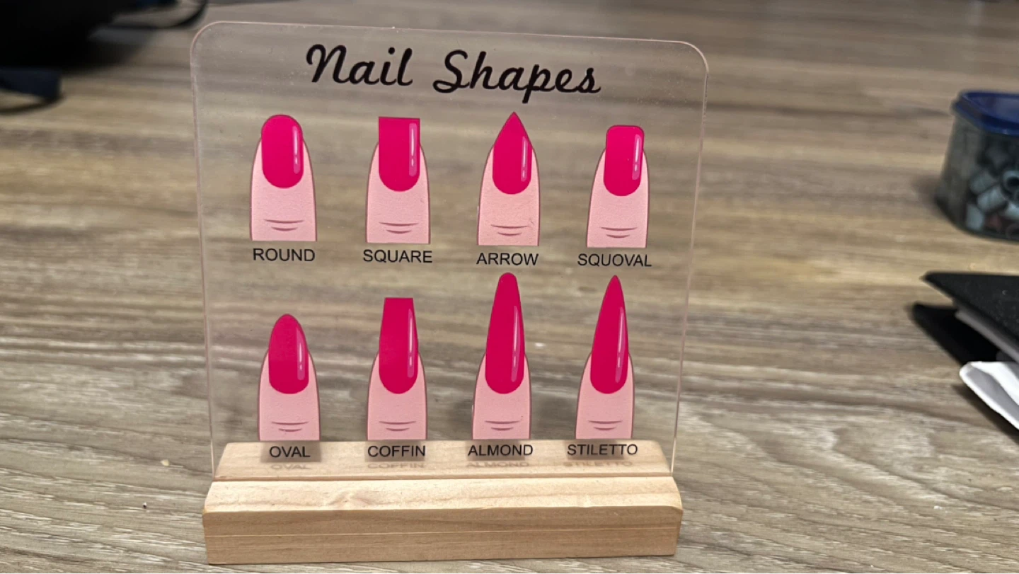 Nail Shapes Display Stand & Makeup Brush - photo 3