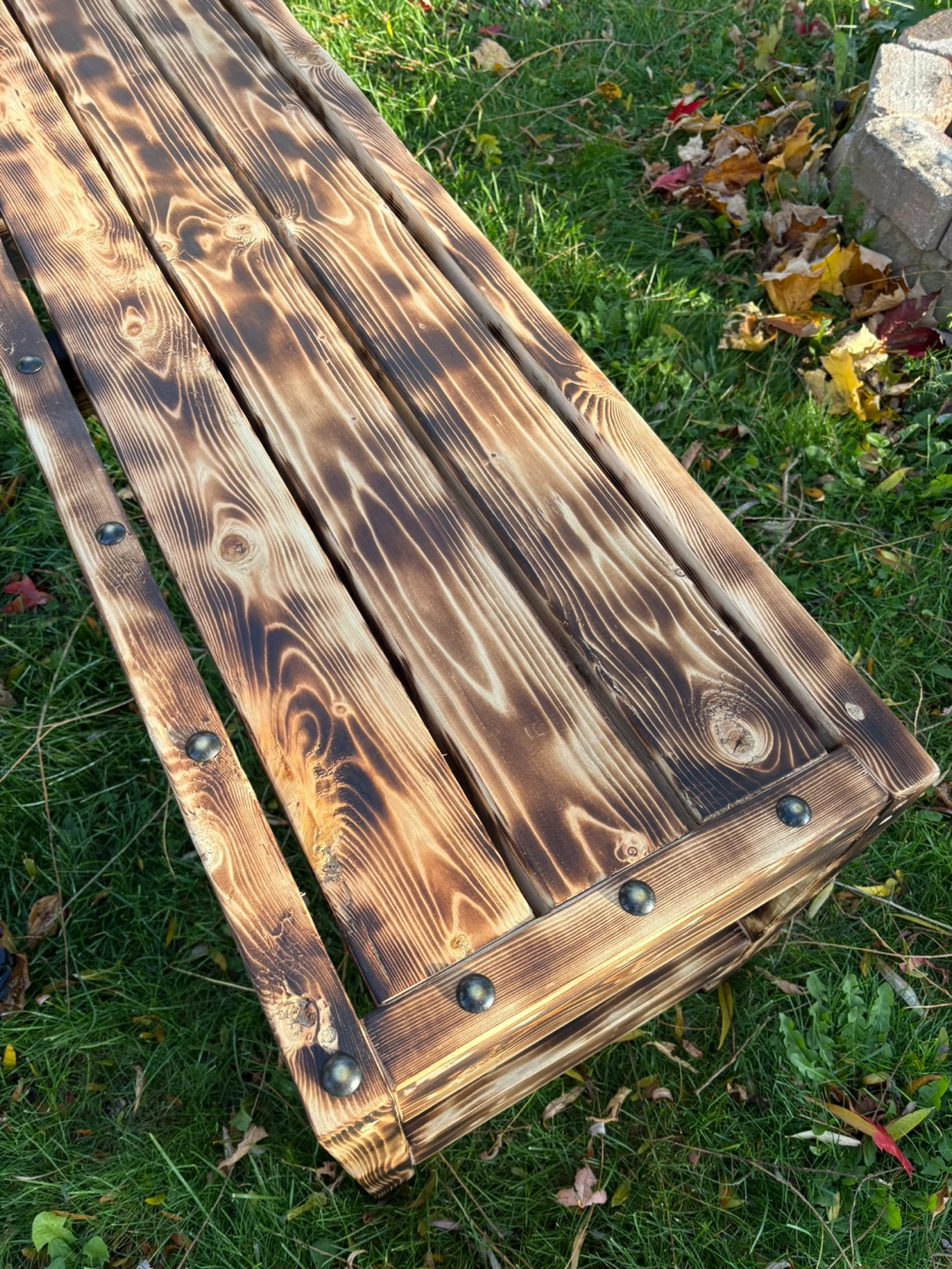 Wooden Outdoor Bench - photo 4