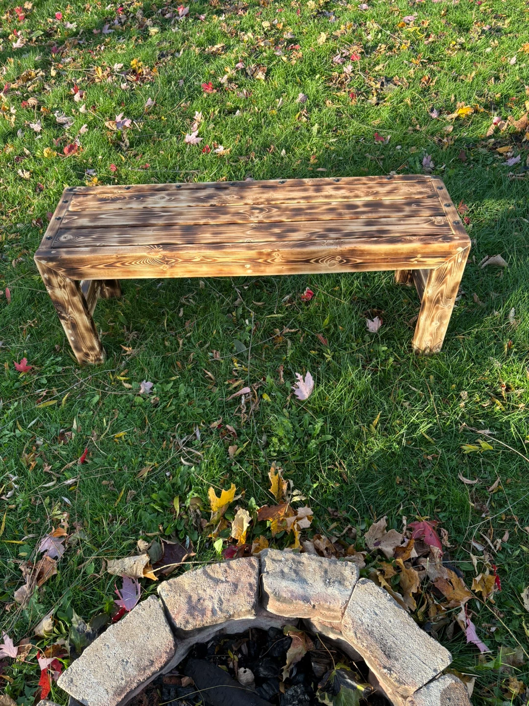 Wooden Outdoor Bench - photo 2