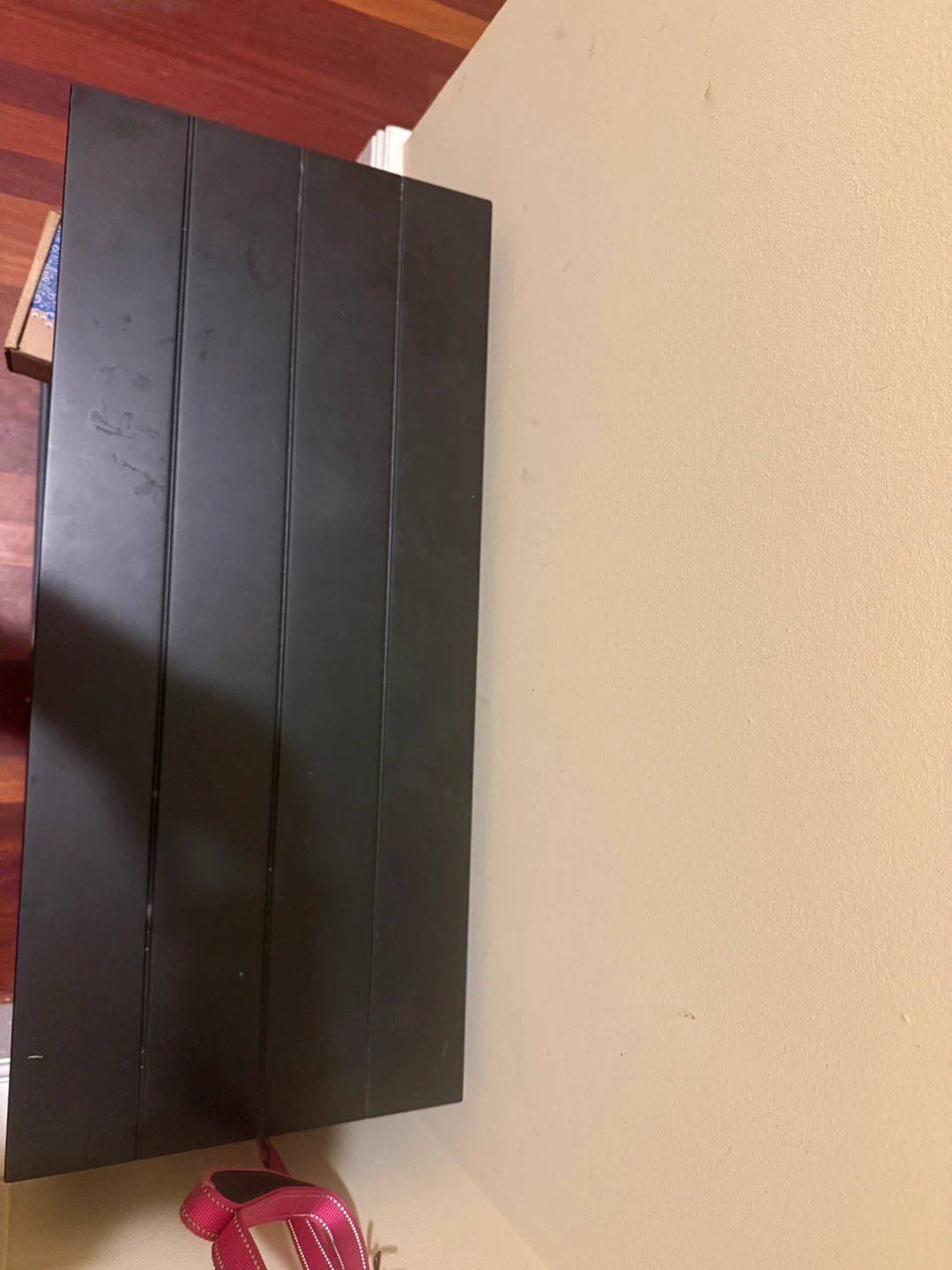 3-Tier Black Metal Shoe Rack Shelf with Bench - photo 2