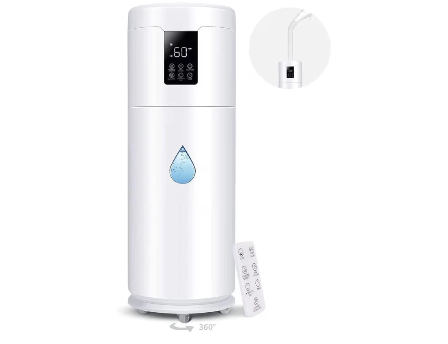 Large Capacity Humidifier with Remote Control