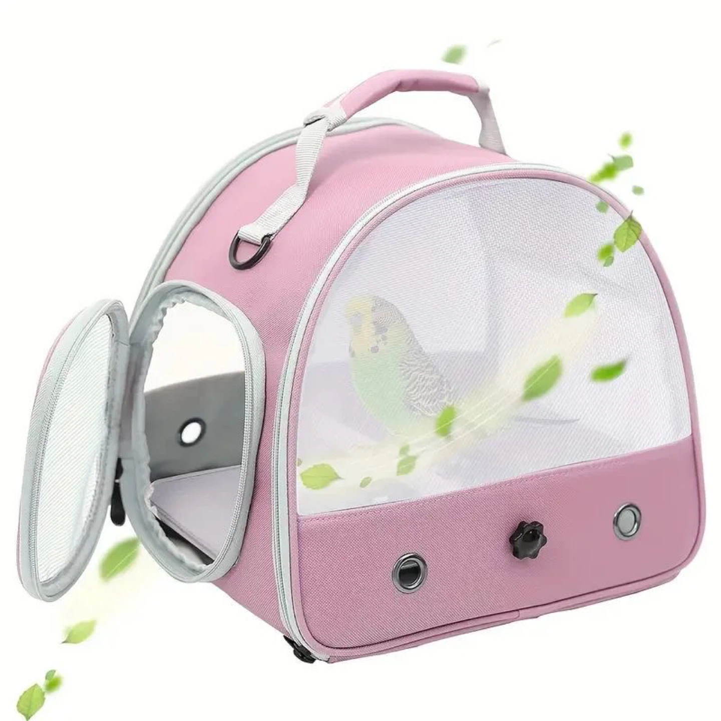 Pink Pet Bird Carrier Travel Bag