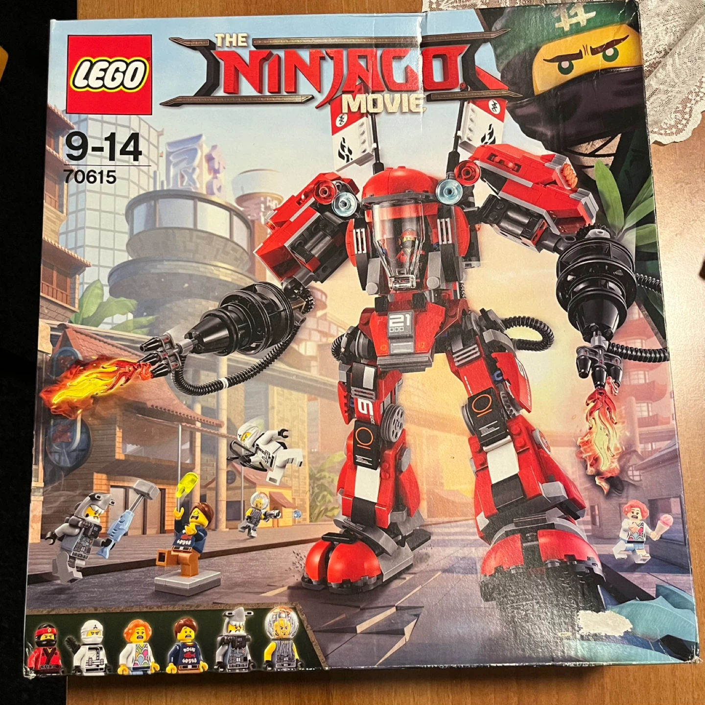 LEGO Ninjago Movie Kai's Mech Pilot Red Robot Set 70615