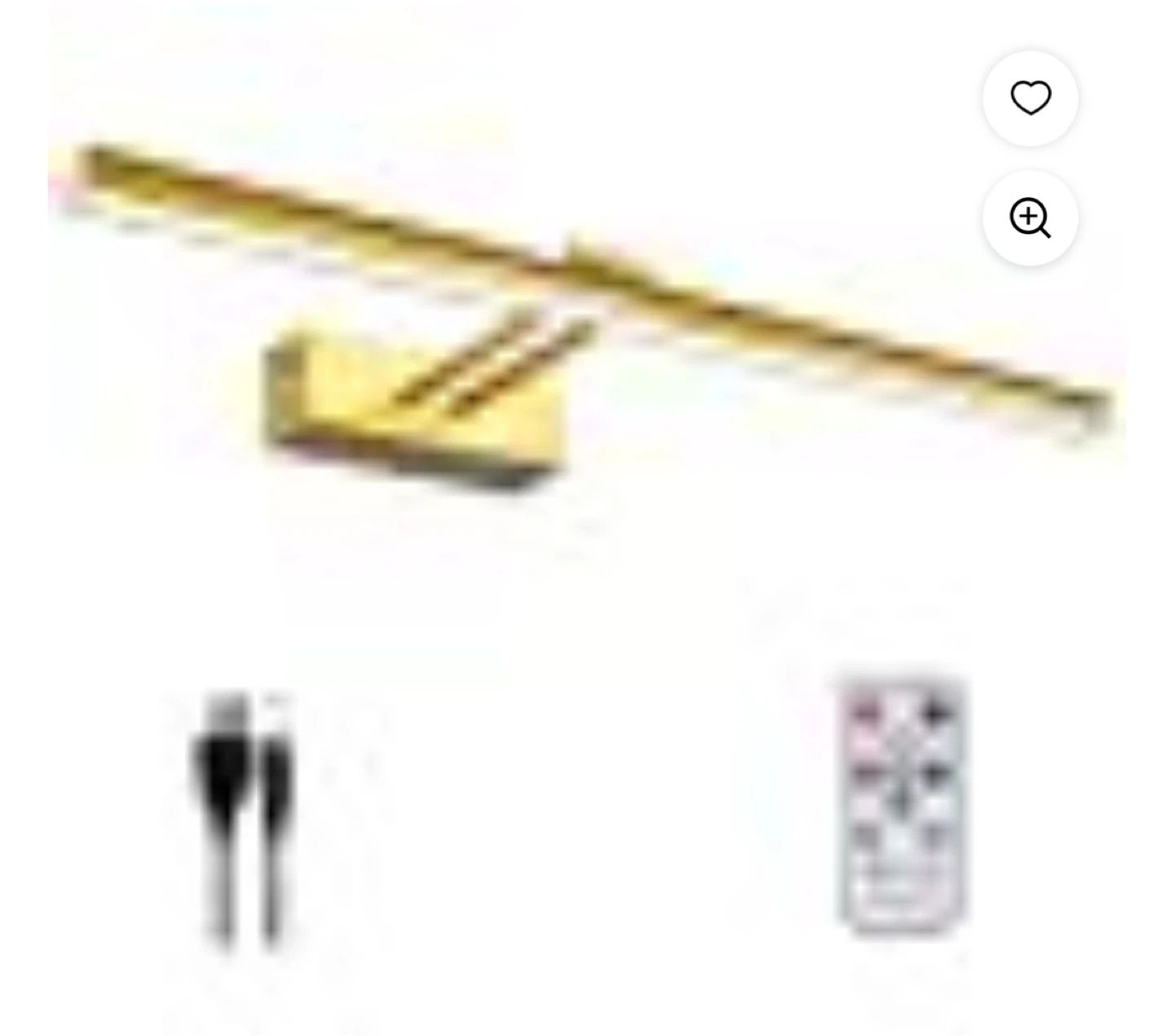 Gold Picture Light with Remote Control - photo 4