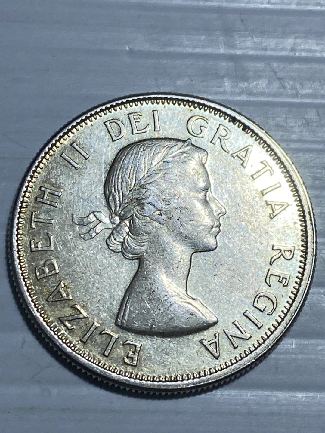 1963 Canada 50 Cents Silver Coin - photo 2