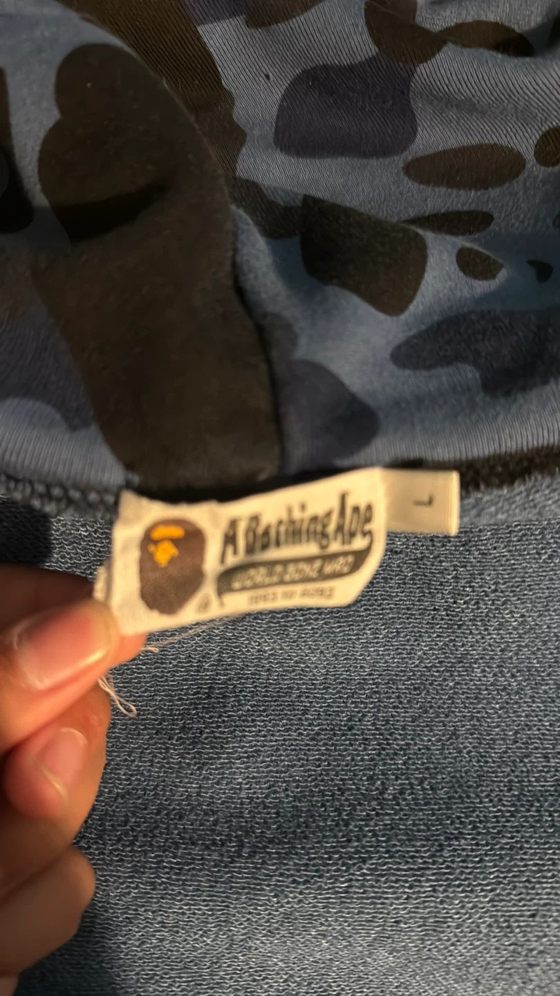 A Bathing Ape Full Zip Shark Hoodie - photo 4