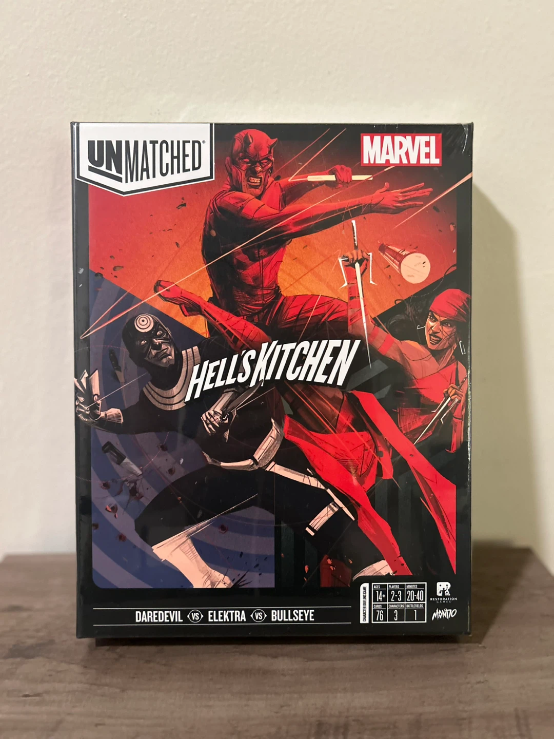 Unmatched Marvel Hell's Kitchen Board Game