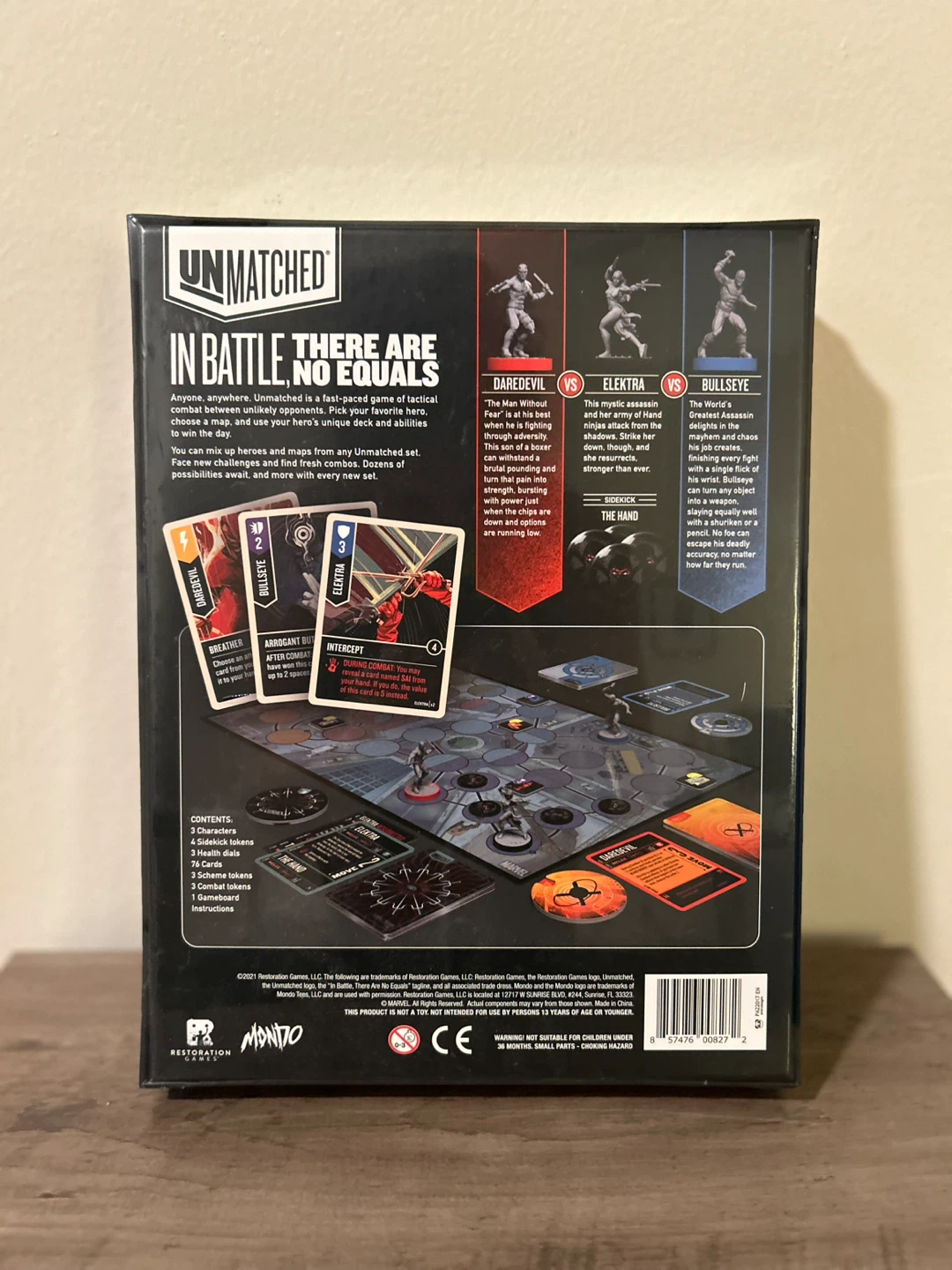 Unmatched Marvel Hell's Kitchen Board Game - photo 2