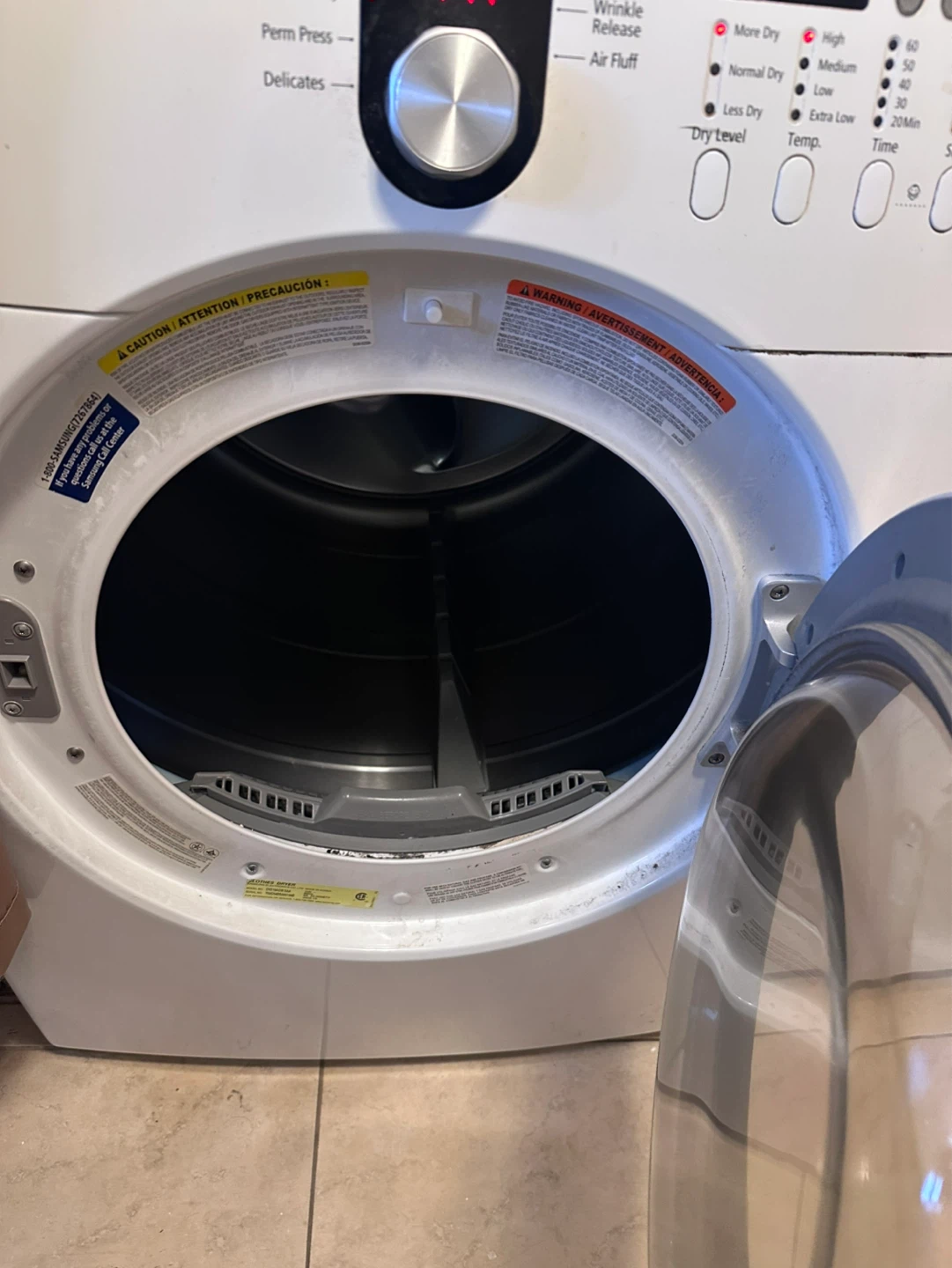 Samsung Front Load Dryer - photo 2