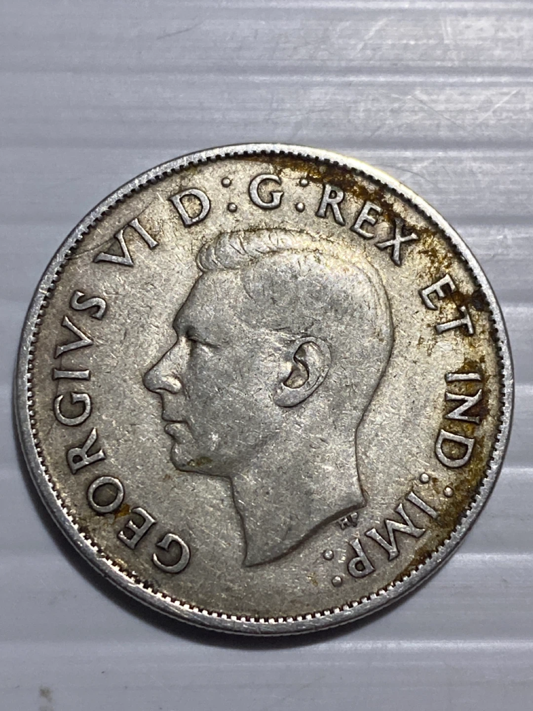 1942silver  Canada 50 Cents Coin - photo 2