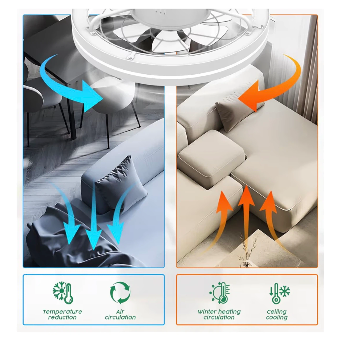Modern Ceiling Fan with Light - photo 4