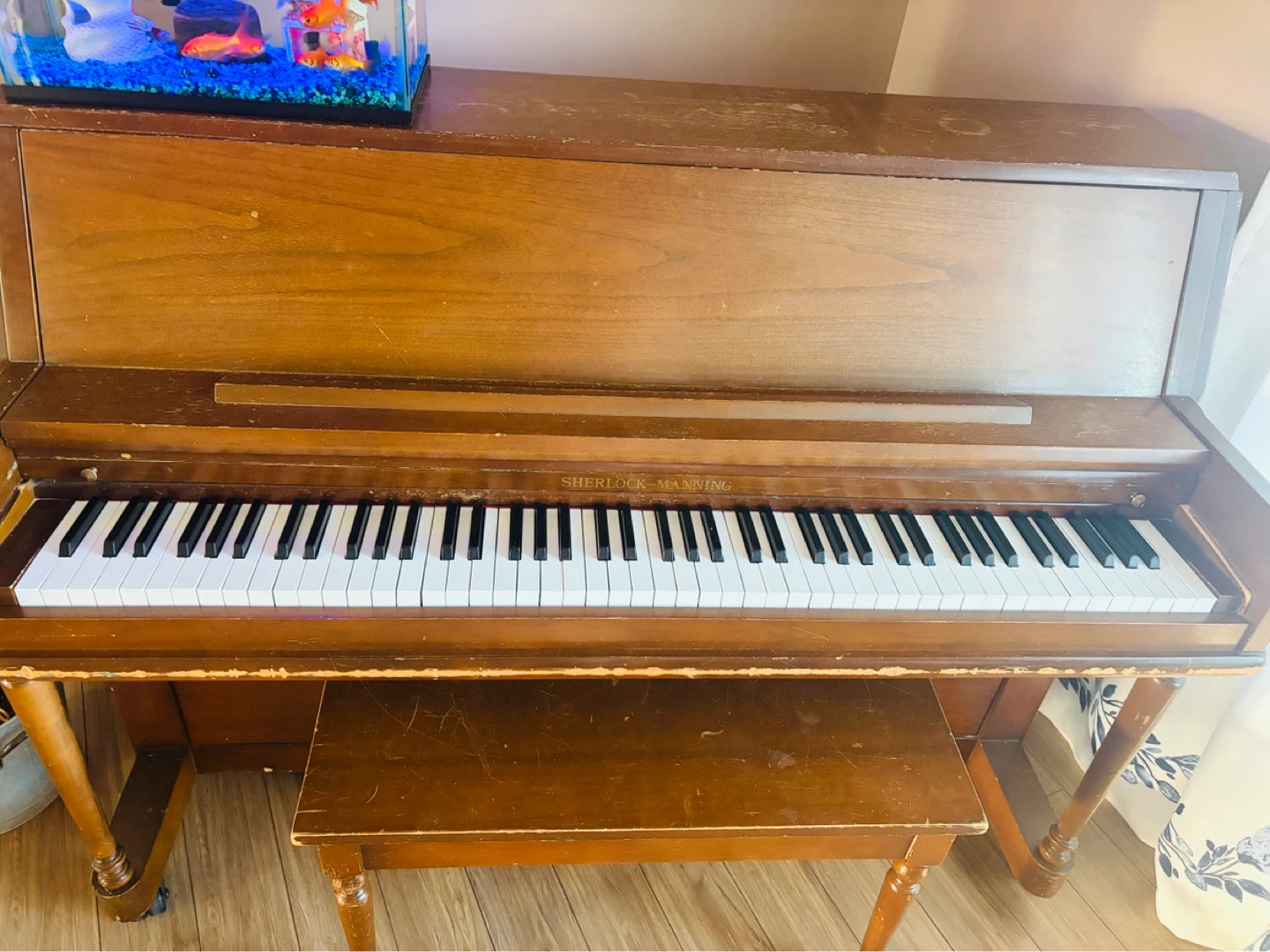 Sherlock Manning Upright Piano with Bench - photo 2