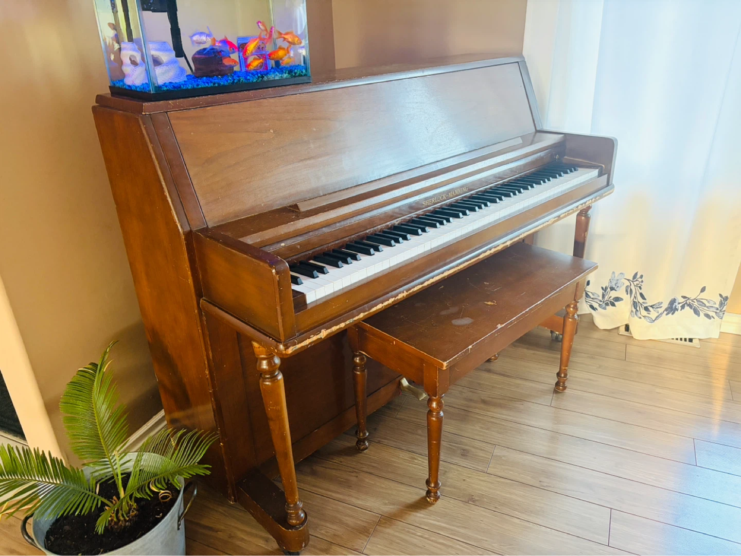 Sherlock Manning Upright Piano with Bench - photo 3