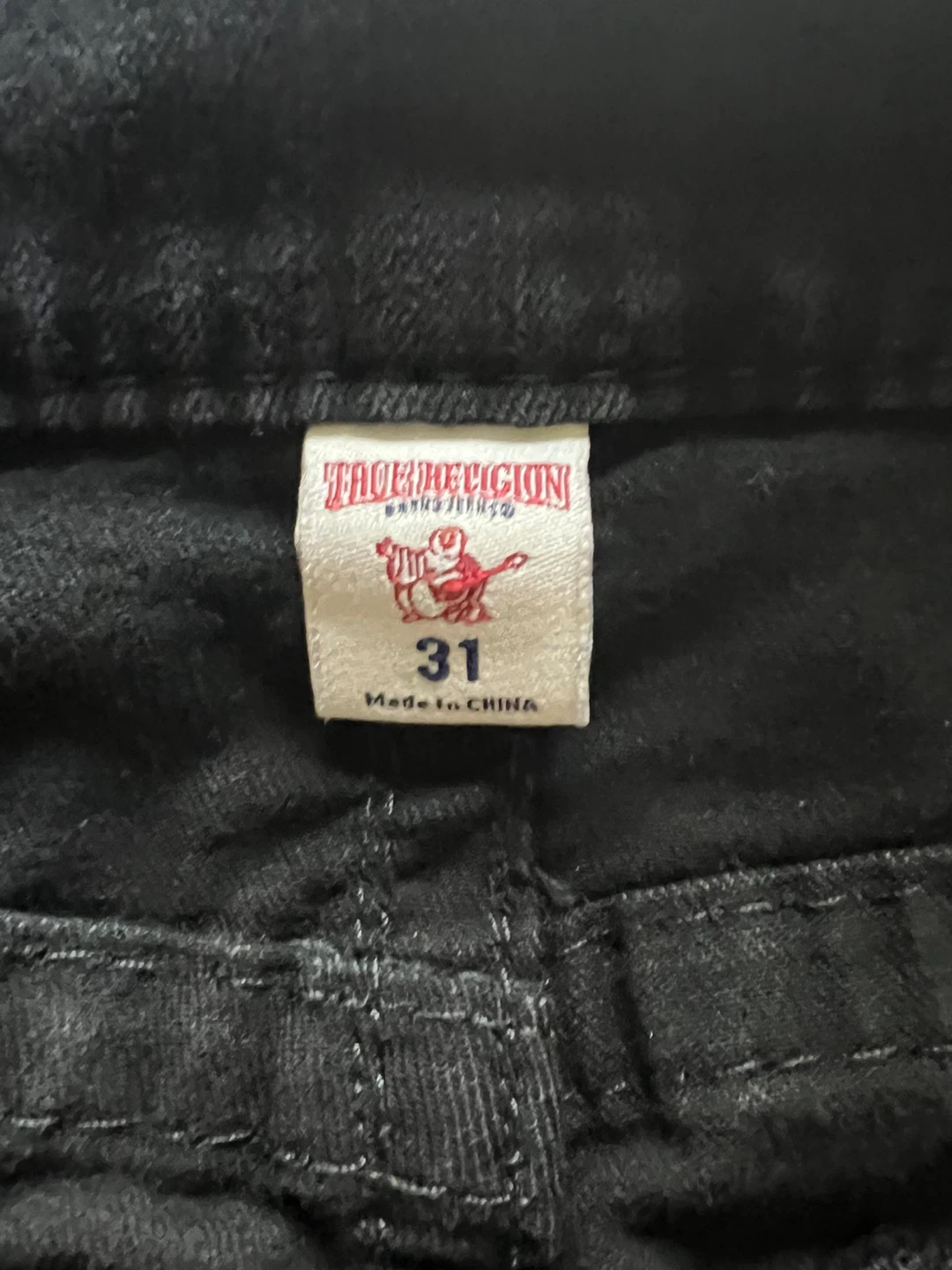 True Religion Black Jeans Size 31 - photo 4