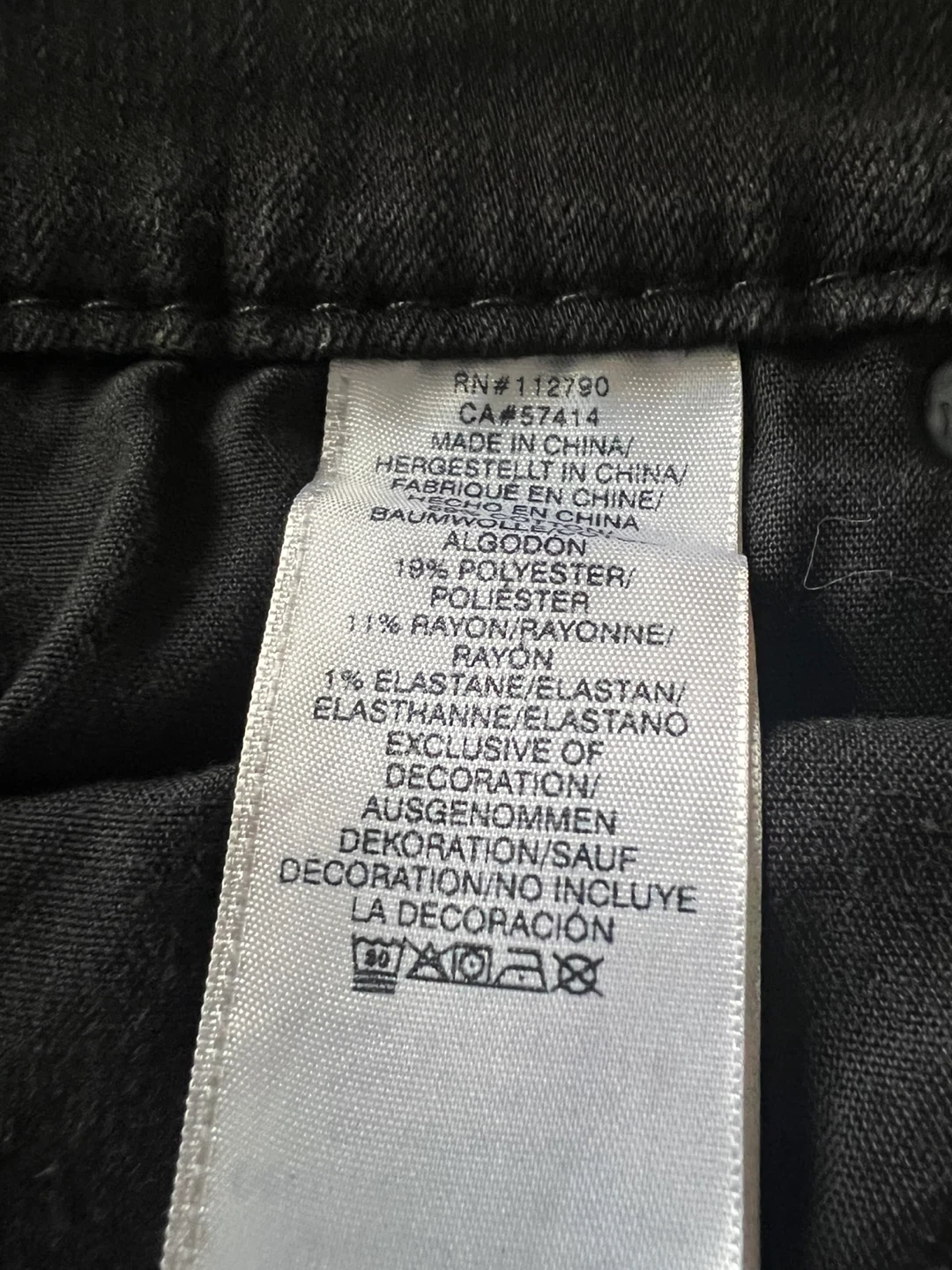 True Religion Black Jeans Size 31 - photo 5