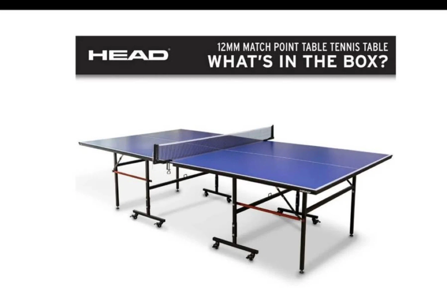 HEAD 12mm Match Point Table Tennis Table