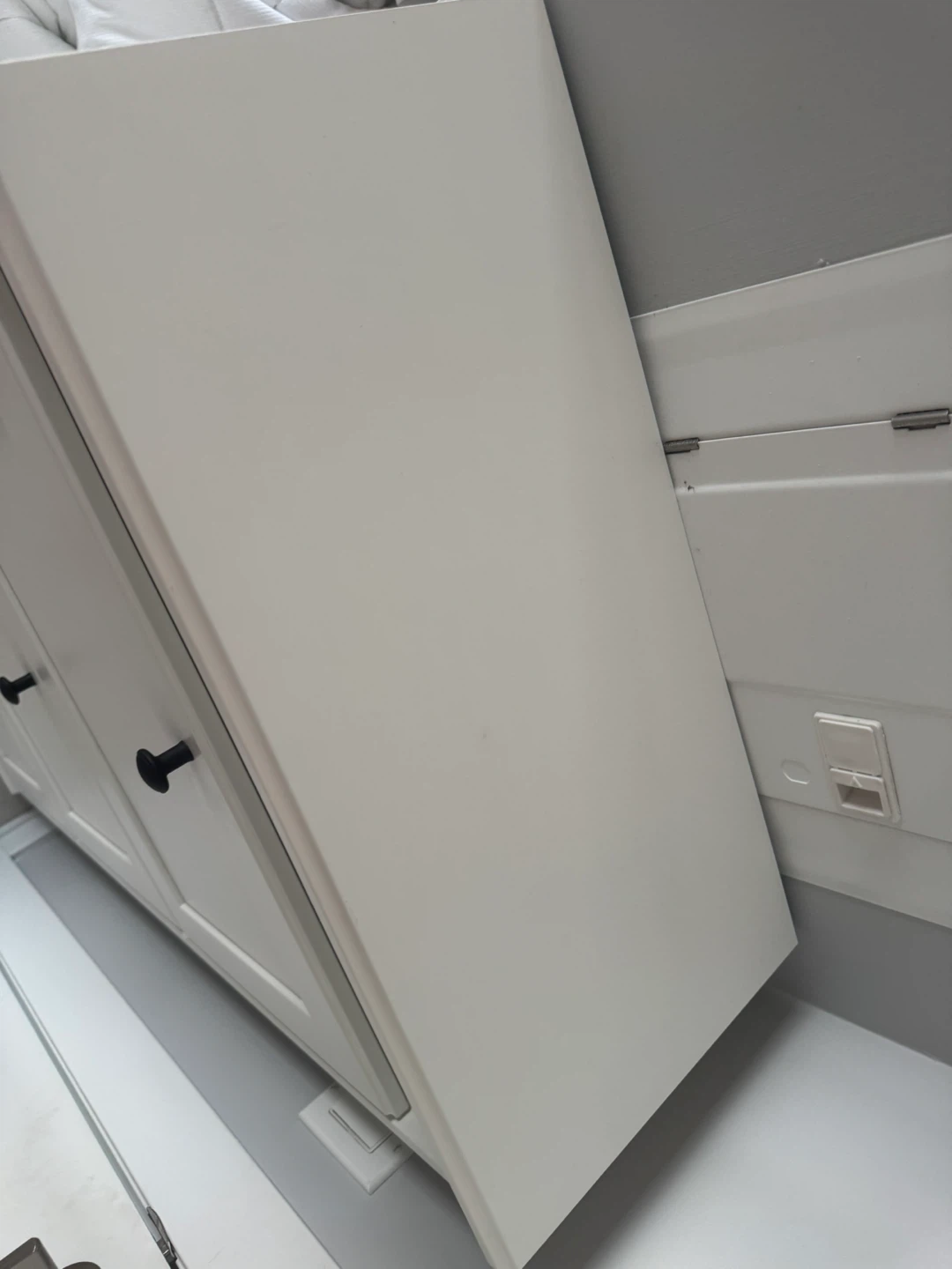 IKEA BRUSALI white shoe cabinet - photo 5