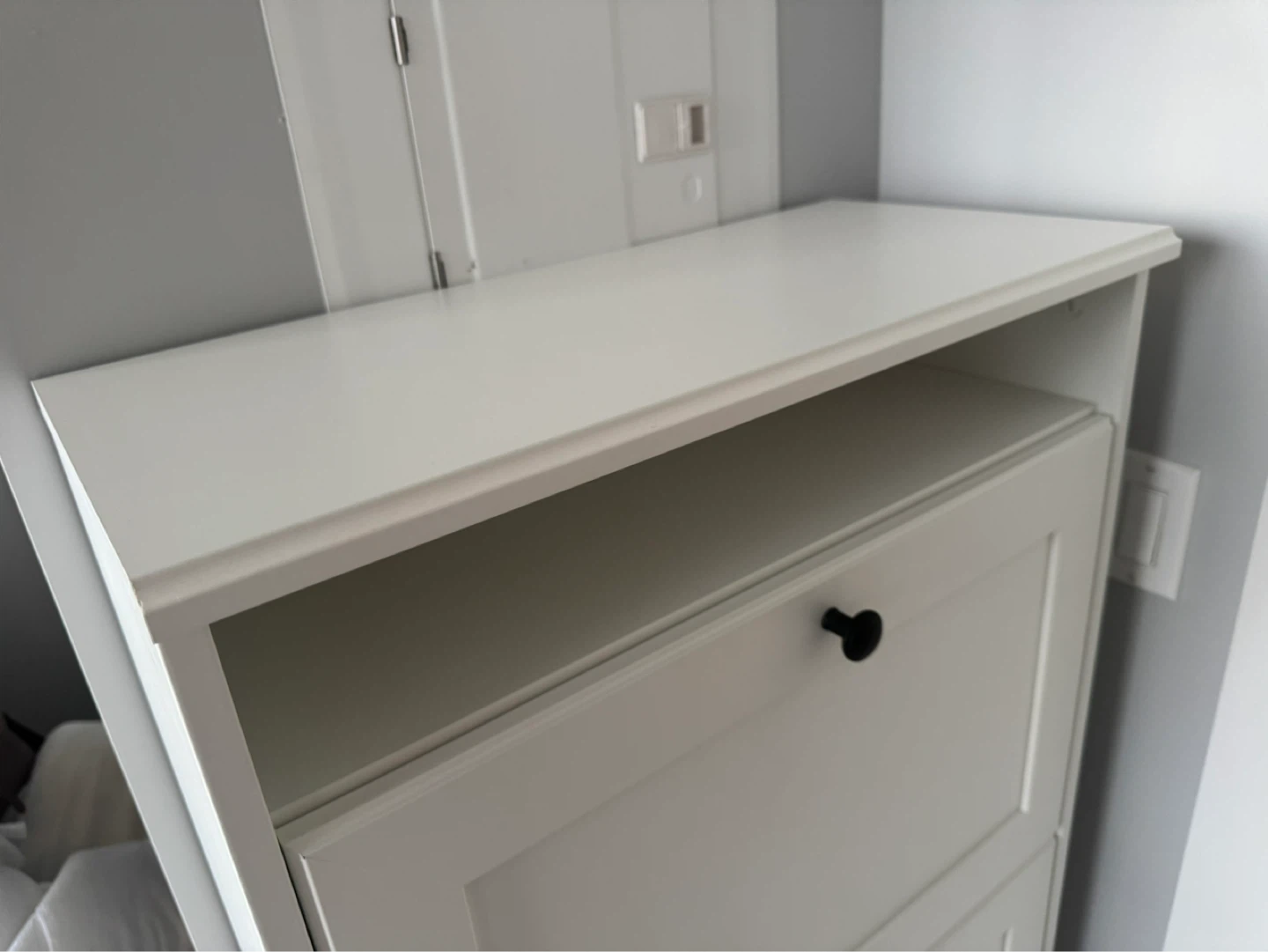 IKEA BRUSALI white shoe cabinet - photo 3