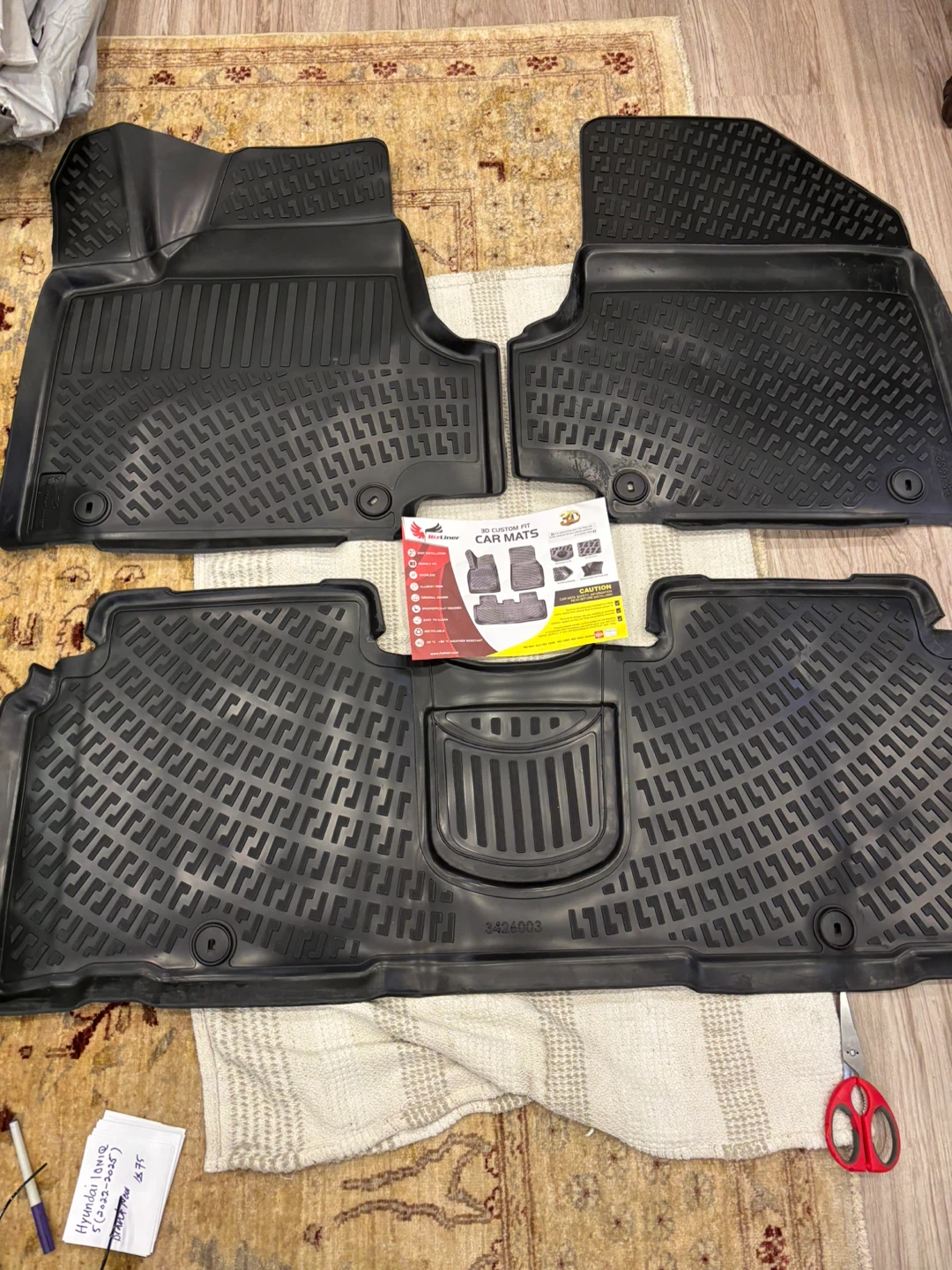 RizLiners 3D Custom Fit Car Mats for Hyundai Ioniq 5 (2022-2025) - photo 2